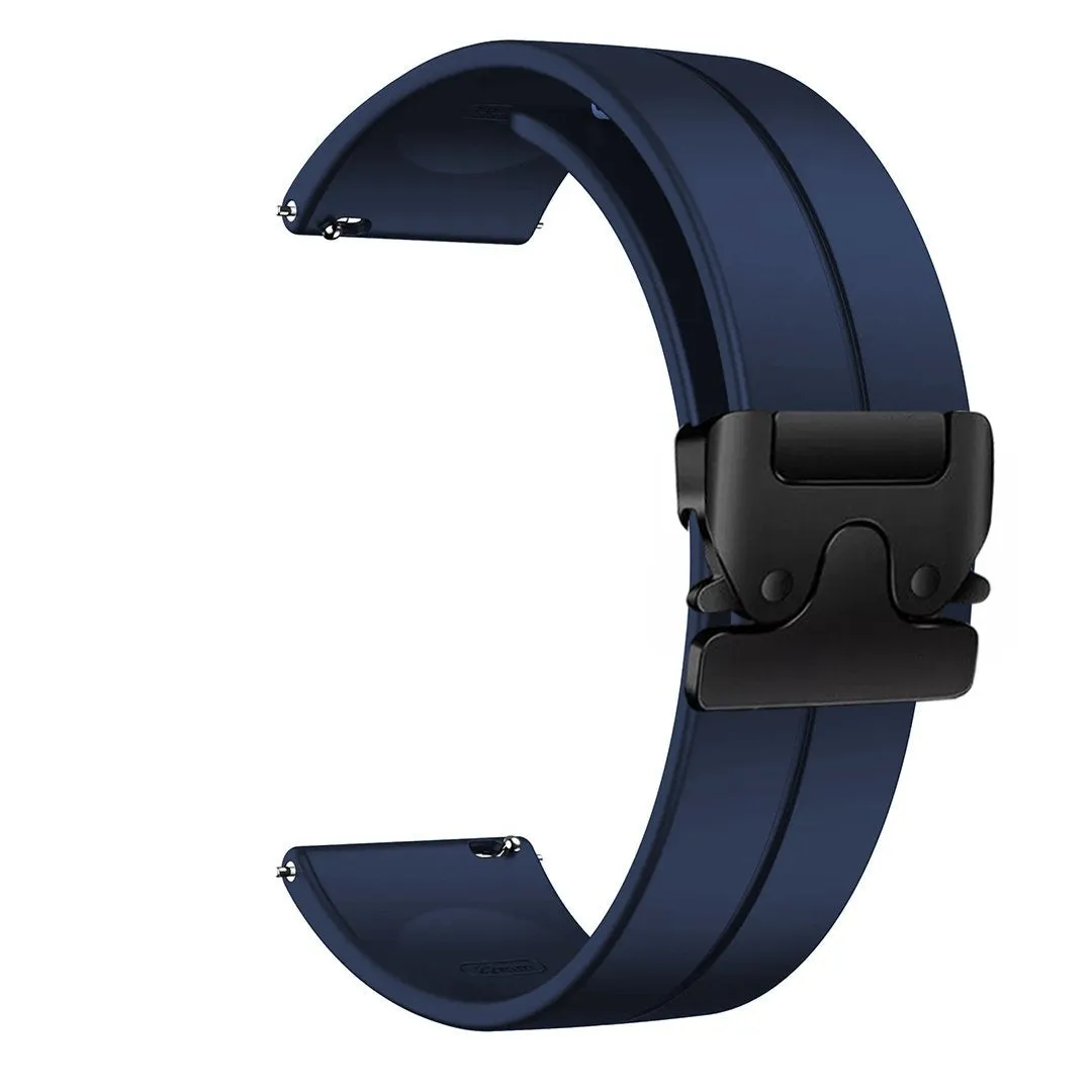 Editors Choice Huawei Watch 4 (Pro) Silicone Strap with P-Buckle (Dark Blue)  Limited Availability!