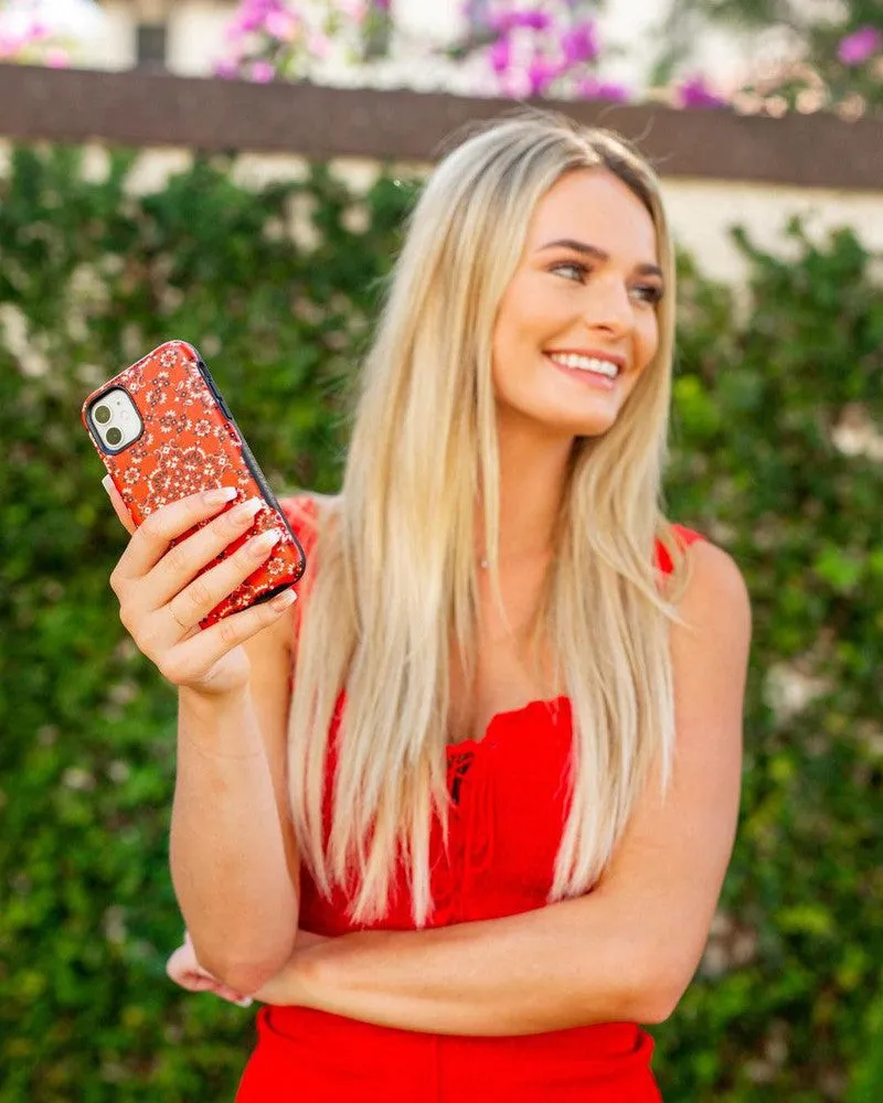 Editors Choice I'm with the Band | Red Bandana Print Samsung Case  Limited Release!