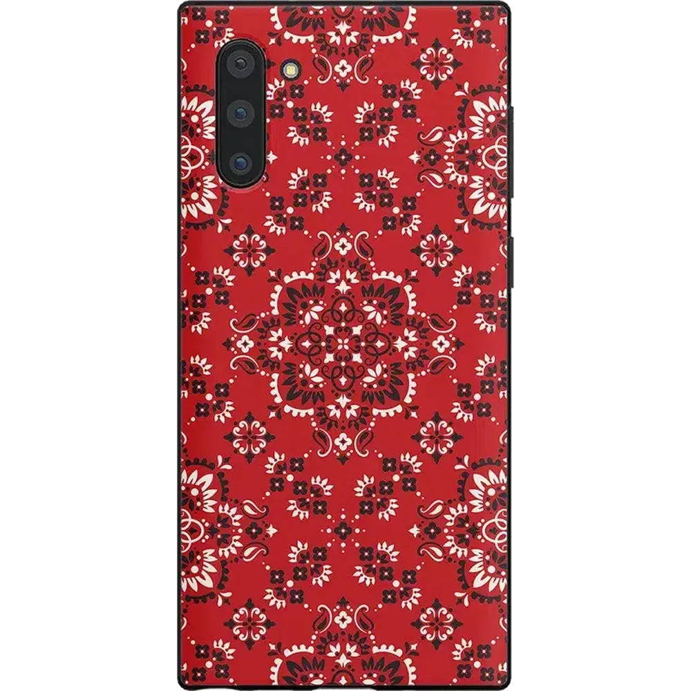 Editors Choice I'm with the Band | Red Bandana Print Samsung Case  Limited Release!