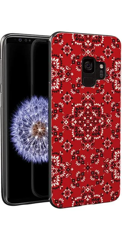 Editors Choice I'm with the Band | Red Bandana Print Samsung Case  Limited Release!