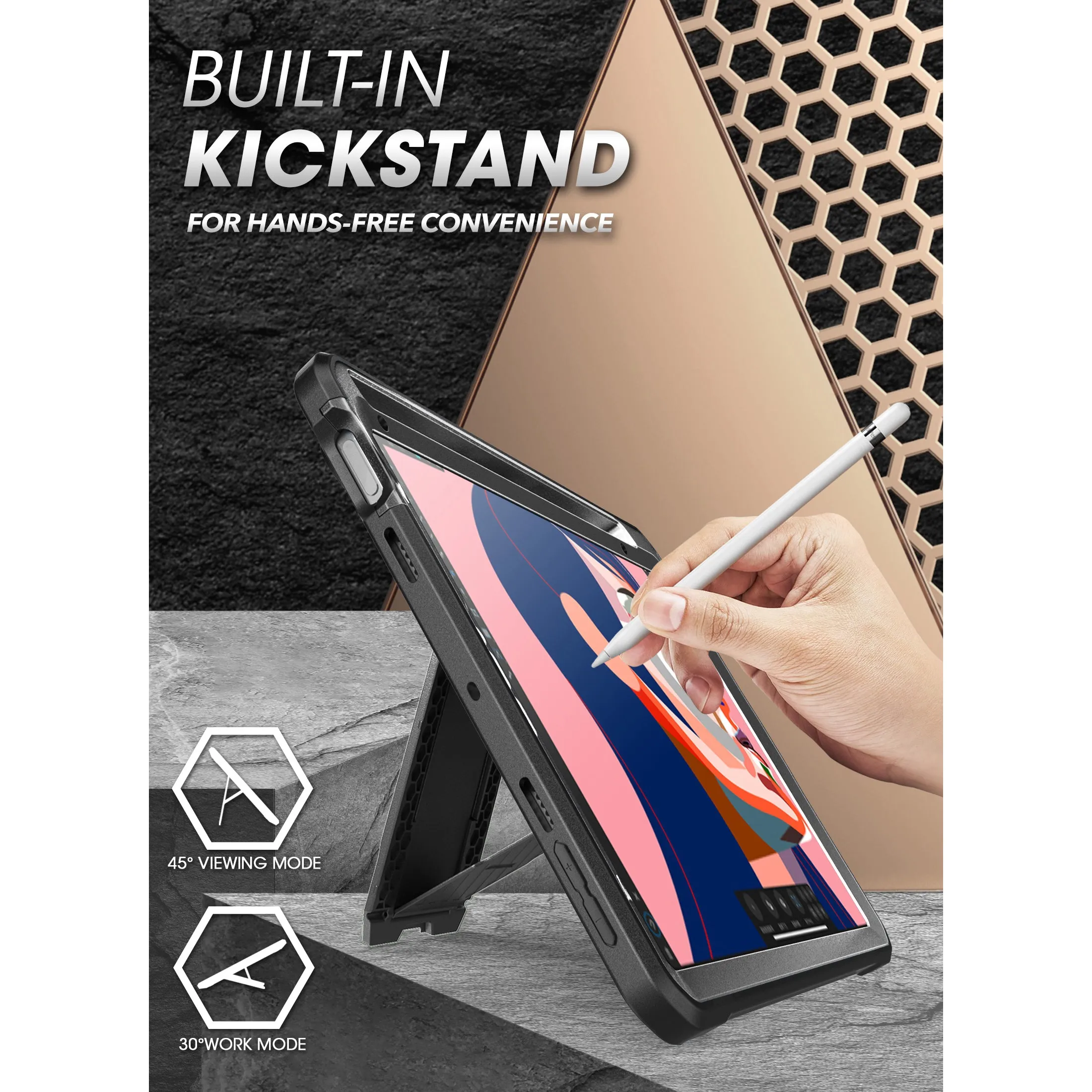 Editors Choice iPad mini 6 Unicorn Beetle PRO Shockproof Rugged Case-Black  Last Few Pieces!