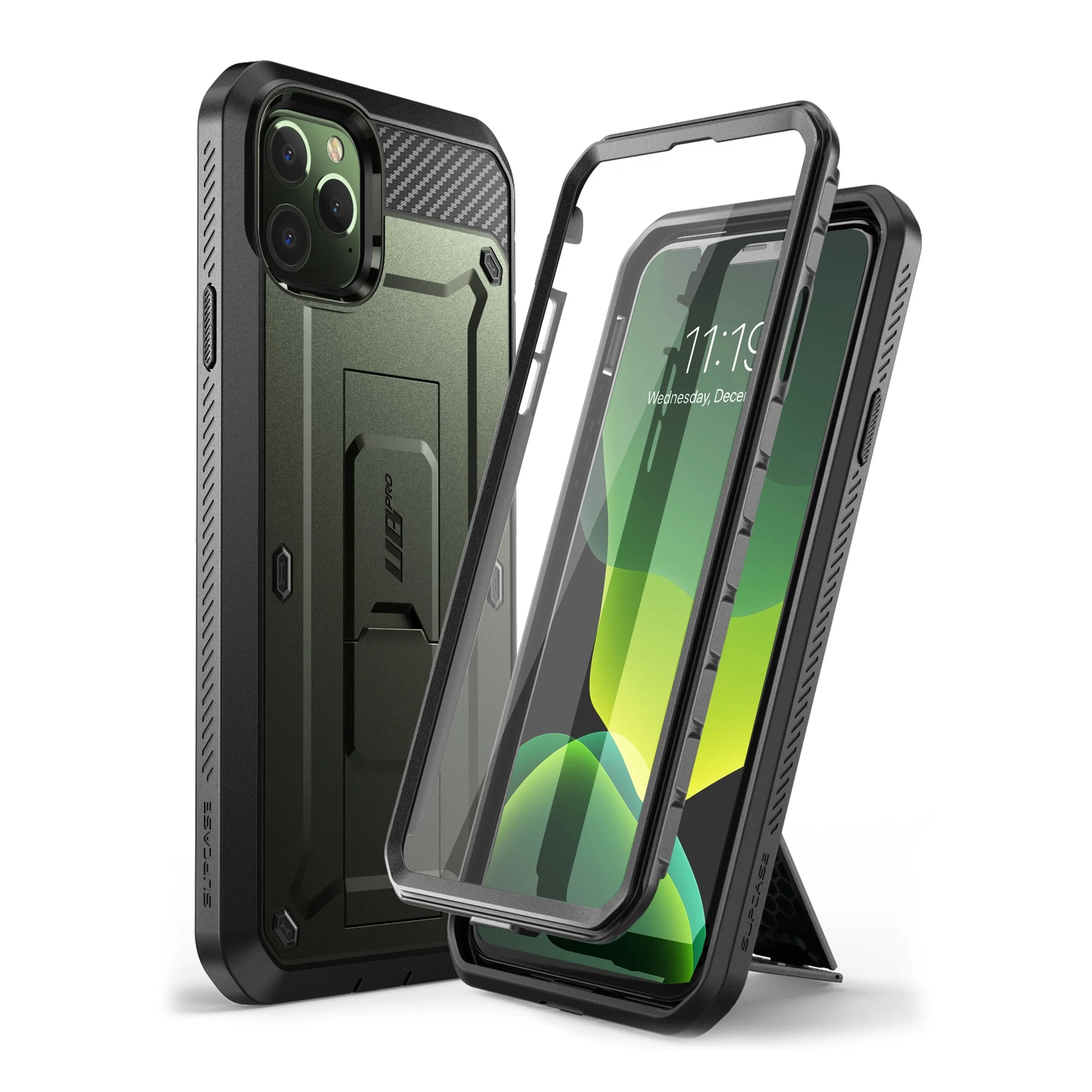 Editors Choice iPhone 11 Pro Max 6.5 inch Unicorn Beetle Pro Rugged Case-Metallic Green  Last Chance!