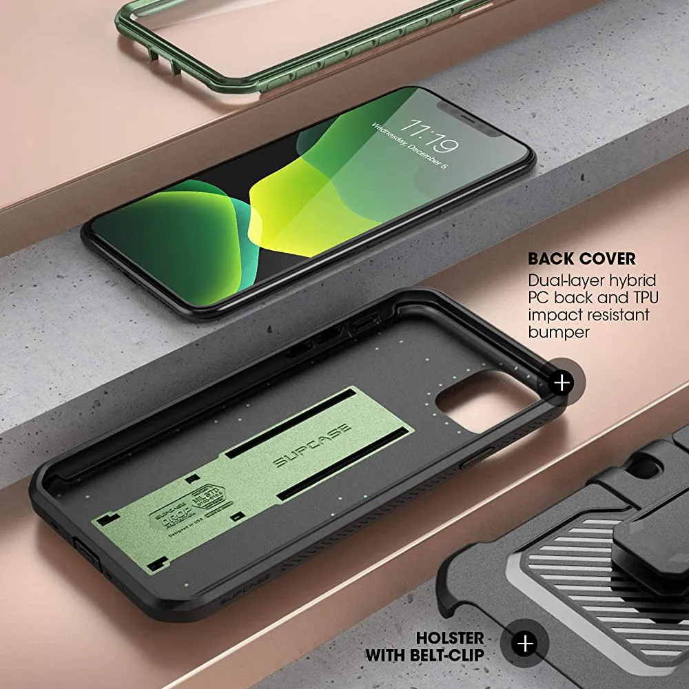 Editors Choice iPhone 11 Pro Max 6.5 inch Unicorn Beetle Pro Rugged Case-Metallic Green  Last Chance!
