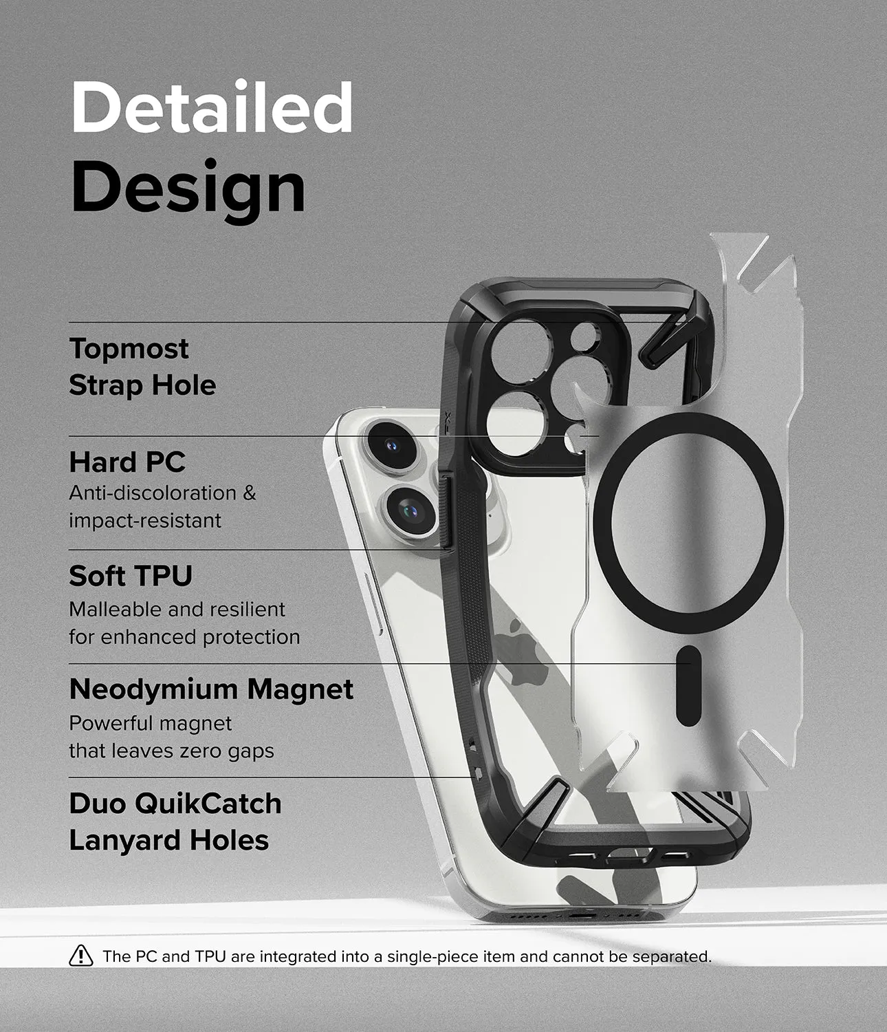 Editors Choice iPhone 15 Pro Case | Fusion-X Magnetic Matte Black  Limited Release!