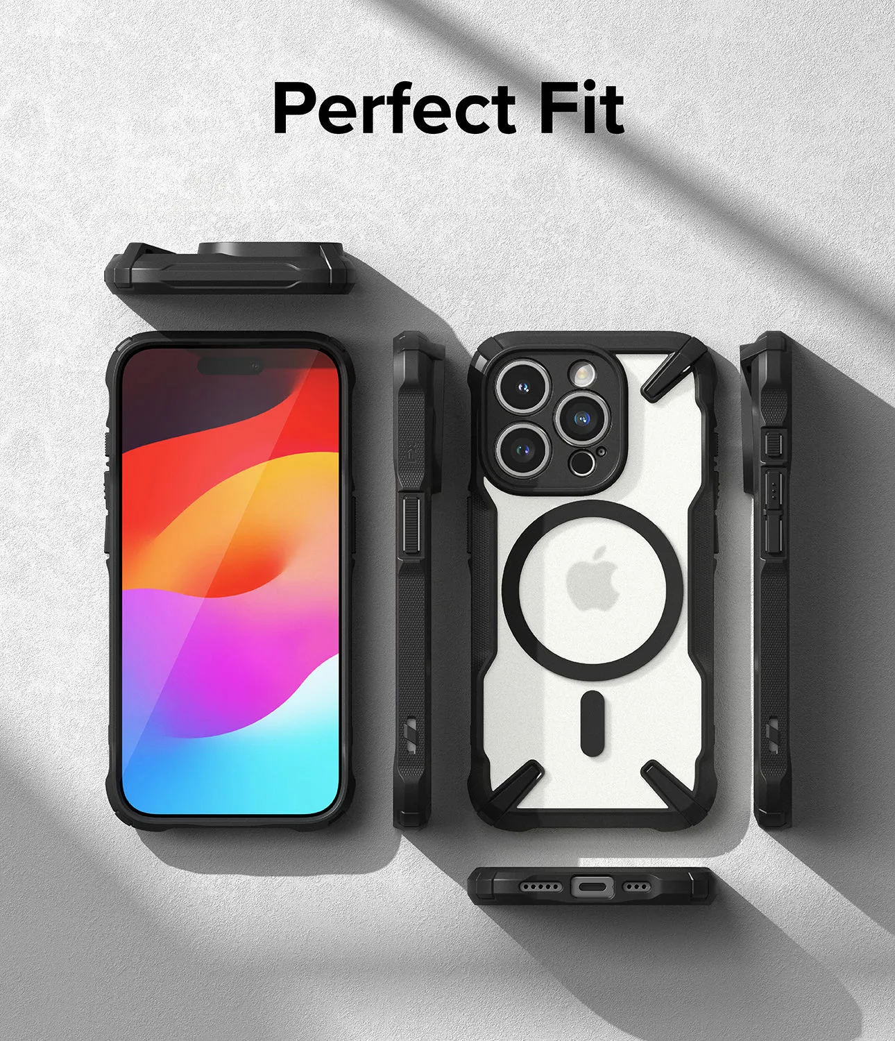 Editors Choice iPhone 15 Pro Case | Fusion-X Magnetic Matte Black  Limited Release!