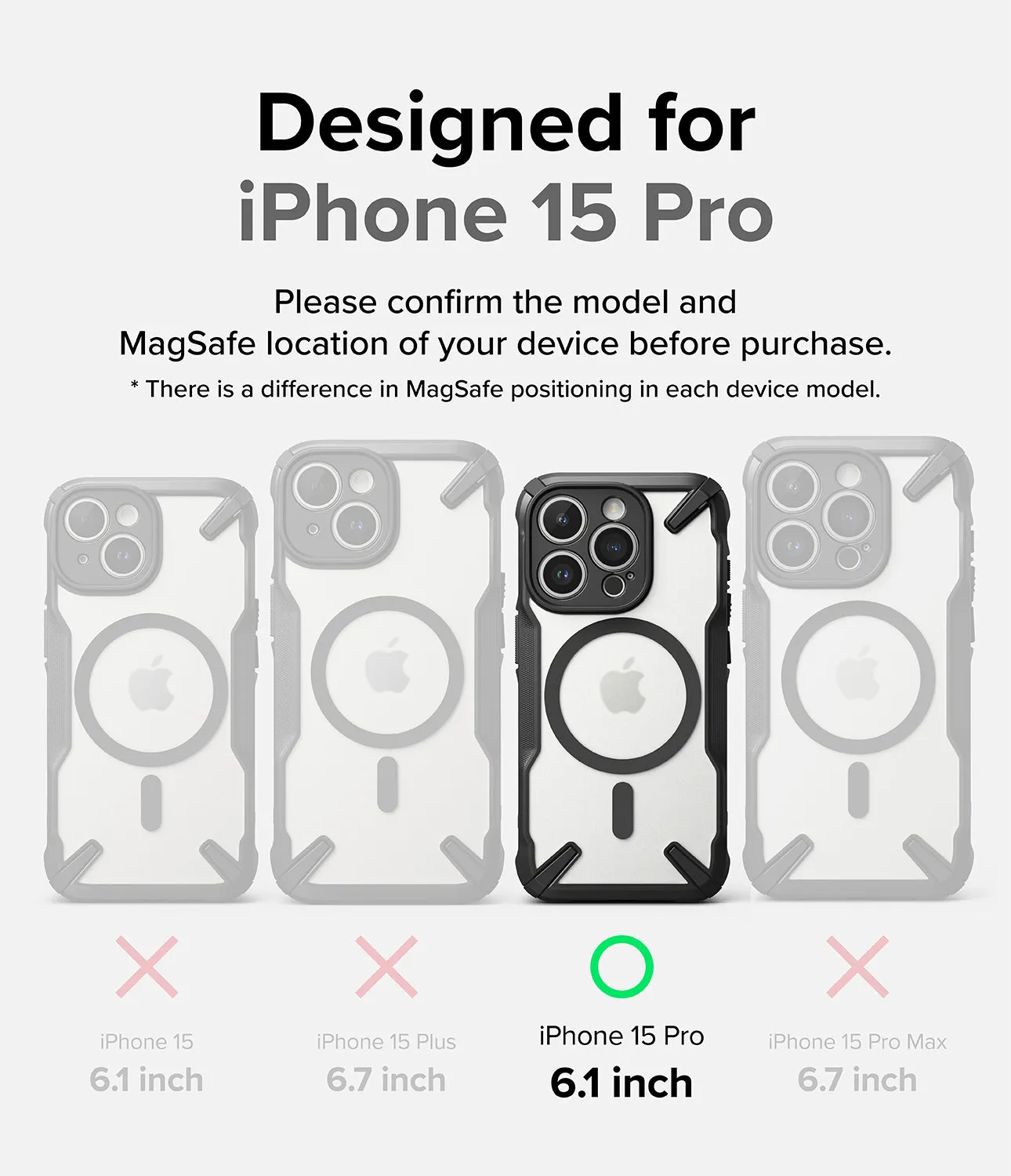 Editors Choice iPhone 15 Pro Case | Fusion-X Magnetic Matte Black  Limited Release!