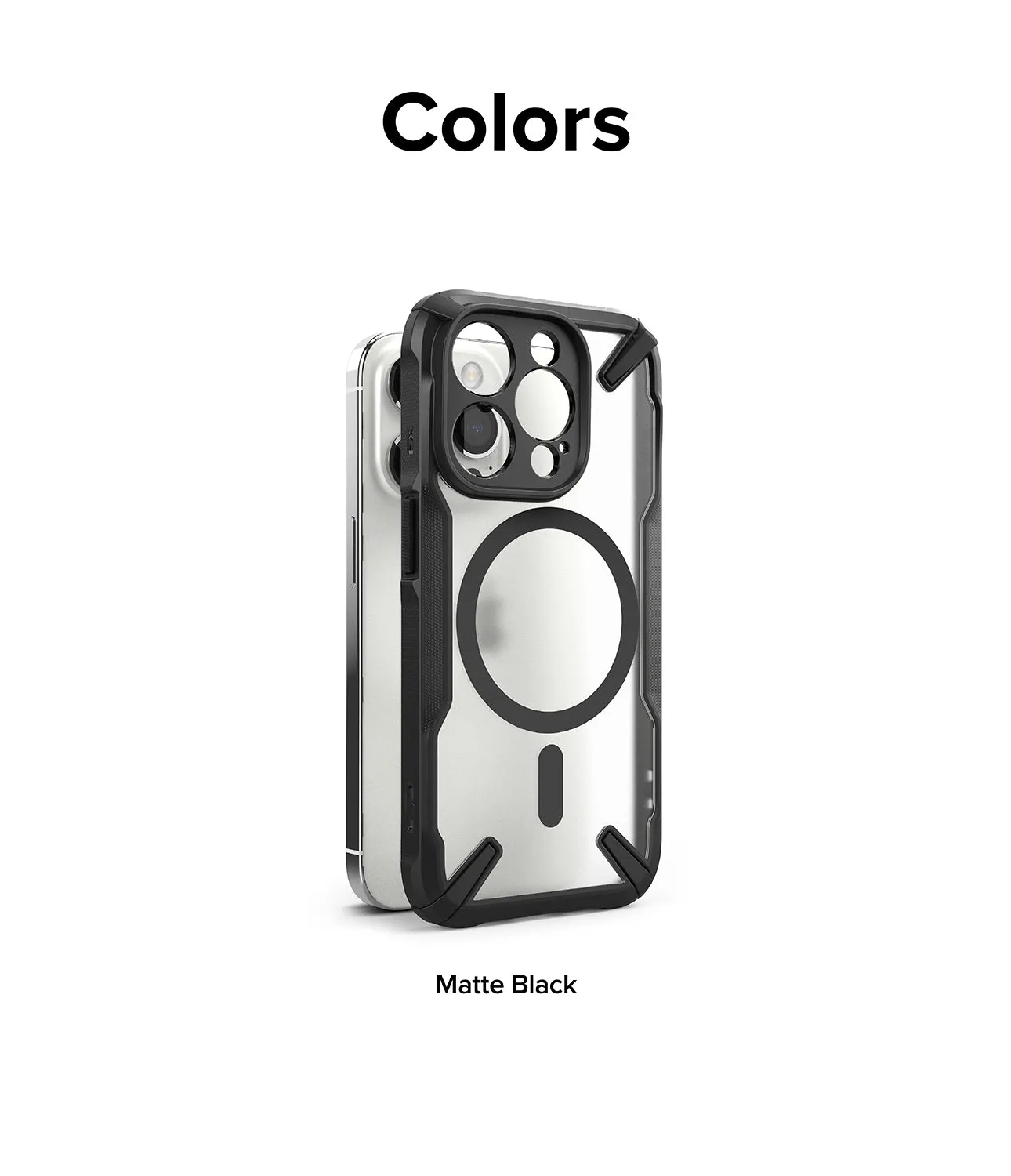 Editors Choice iPhone 15 Pro Case | Fusion-X Magnetic Matte Black  Limited Release!