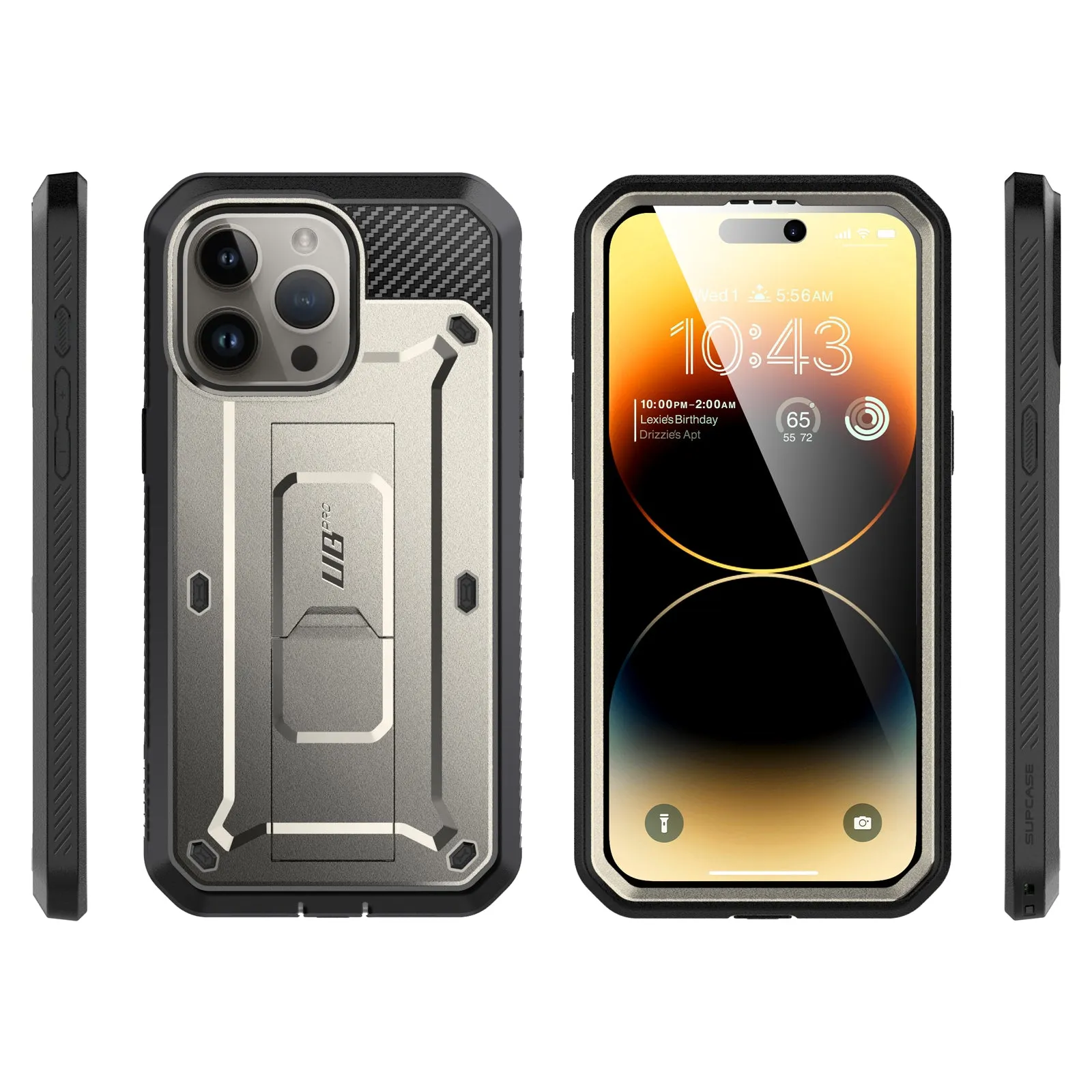 Editors Choice iPhone 15 Pro Max 6.7 inch Unicorn Beetle PRO Rugged Case-Titan Gray  Limited Release!