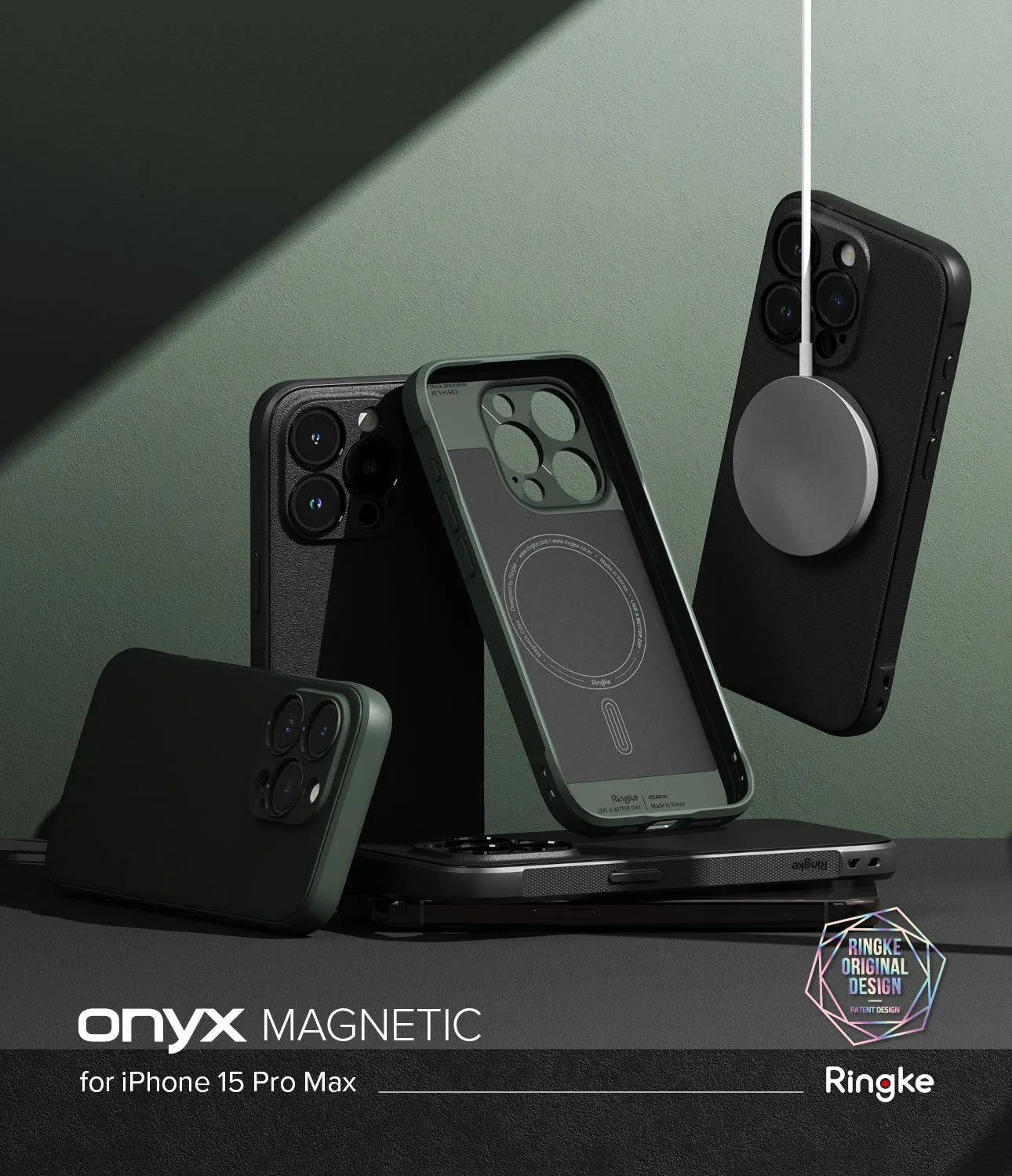 Editors Choice iPhone 15 Pro Max Case | Onyx Magnetic  Stylish & Comfortable