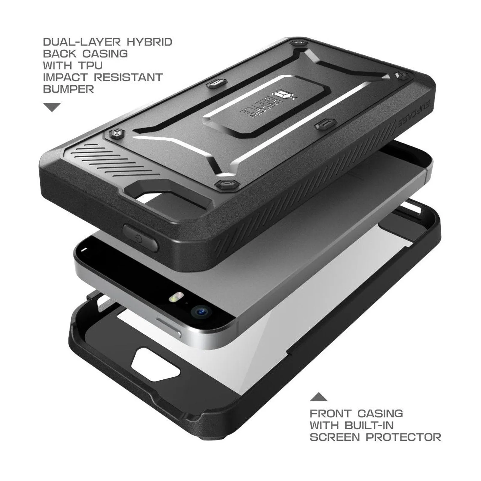 Editors Choice iPhone 5 Unicorn Beetle PRO Rugged Holster Case-Black  Going Fast!