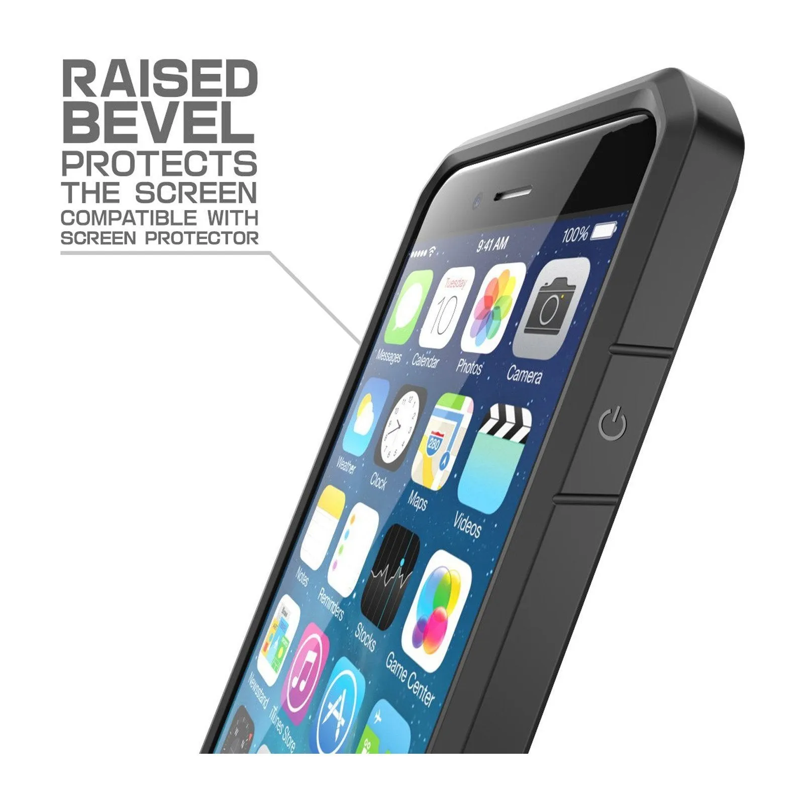 Editors Choice iPhone 6 Plus / 6S Plus Unicorn Beetle Hybrid Protective Bumper Case-Black  Going Fast!