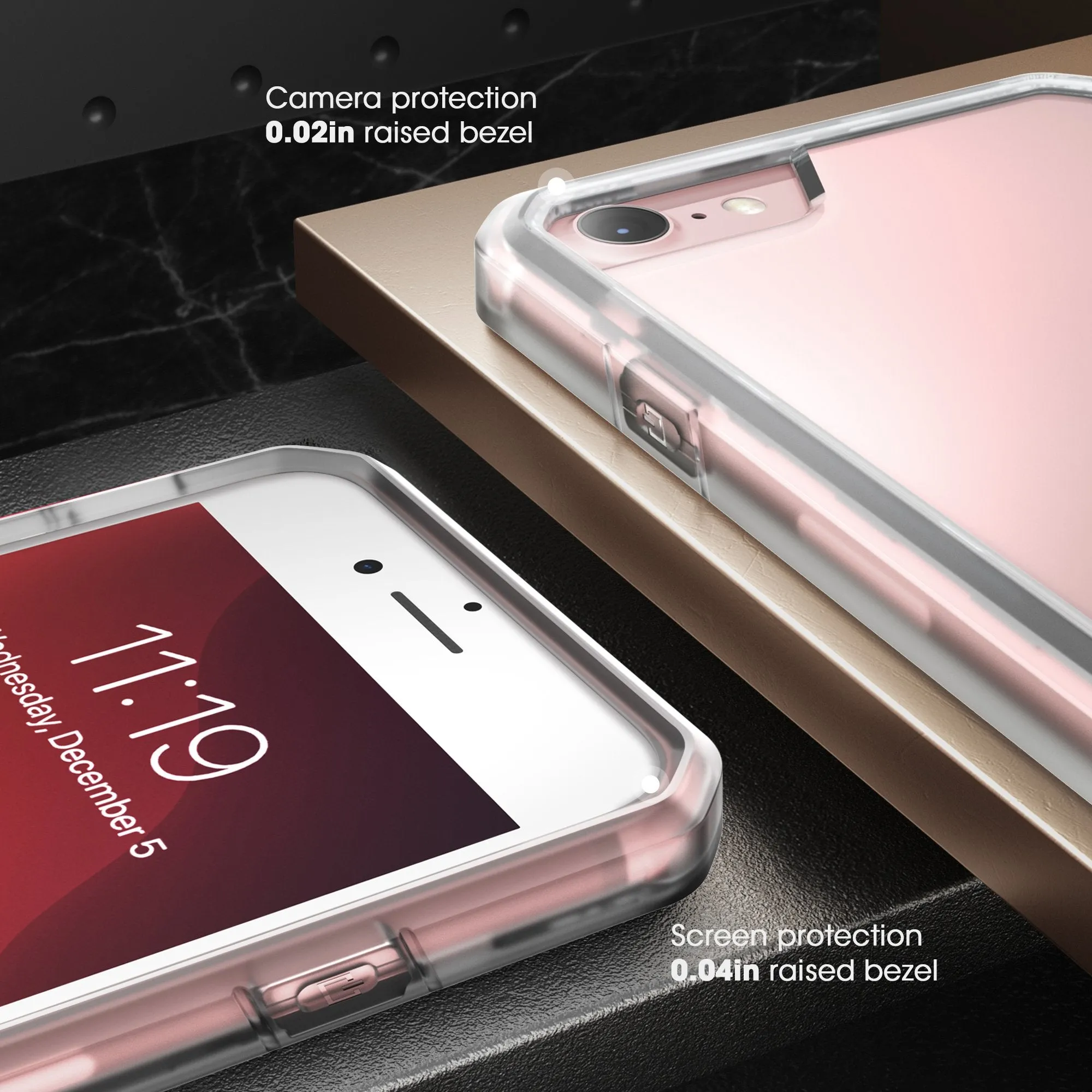 Editors Choice iPhone SE Unicorn Beetle Clear Hybrid Protective Bumper Case-Clear  Almost Sold Out!