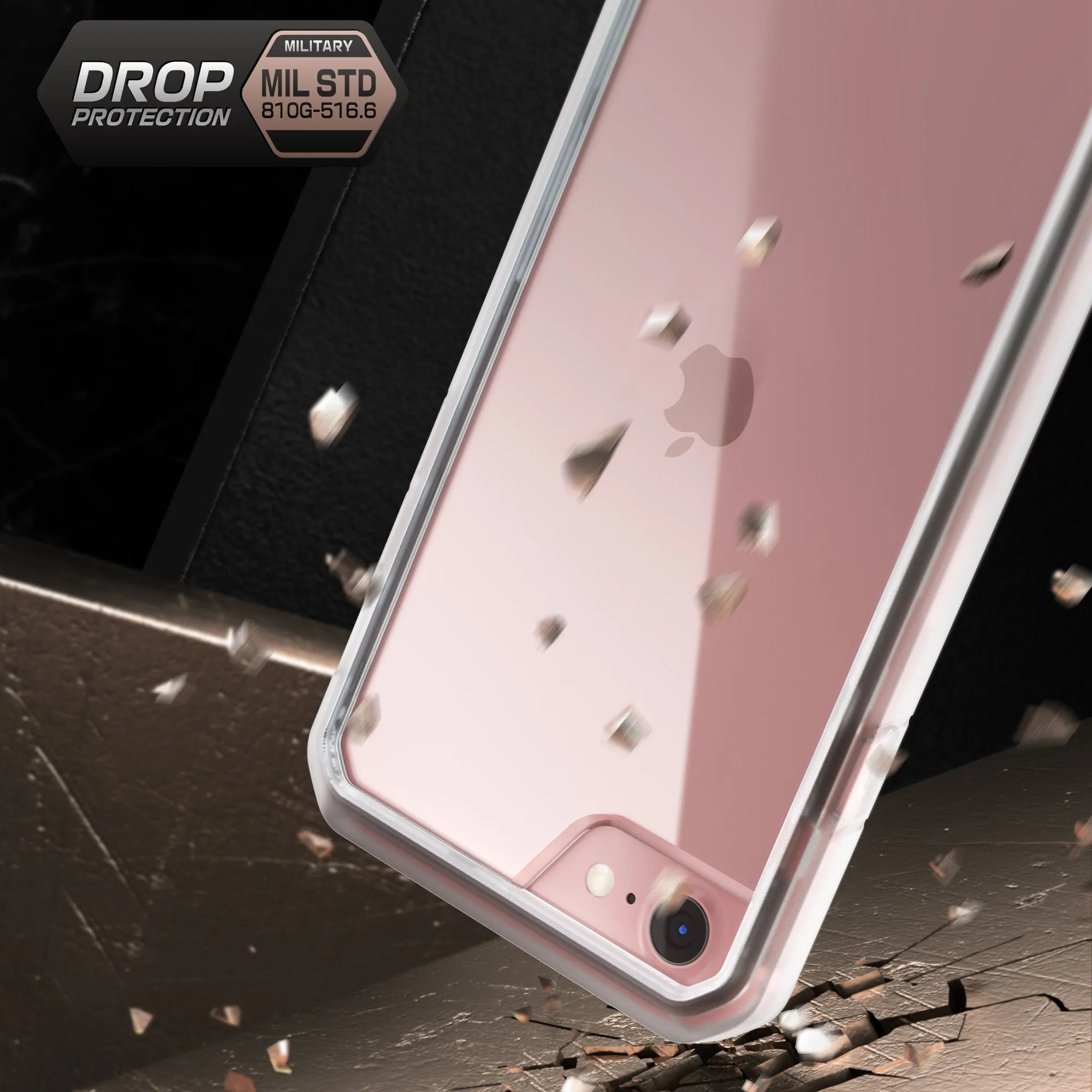 Editors Choice iPhone SE Unicorn Beetle Clear Hybrid Protective Bumper Case-Clear  Almost Sold Out!