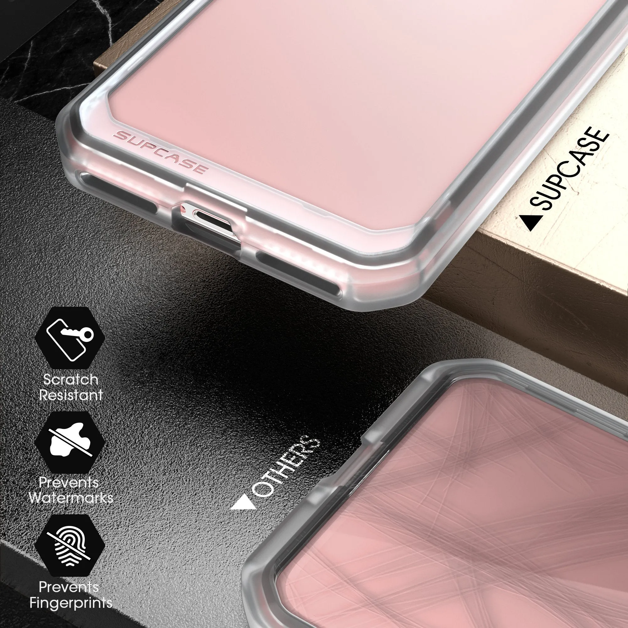 Editors Choice iPhone SE Unicorn Beetle Clear Hybrid Protective Bumper Case-Clear  Almost Sold Out!