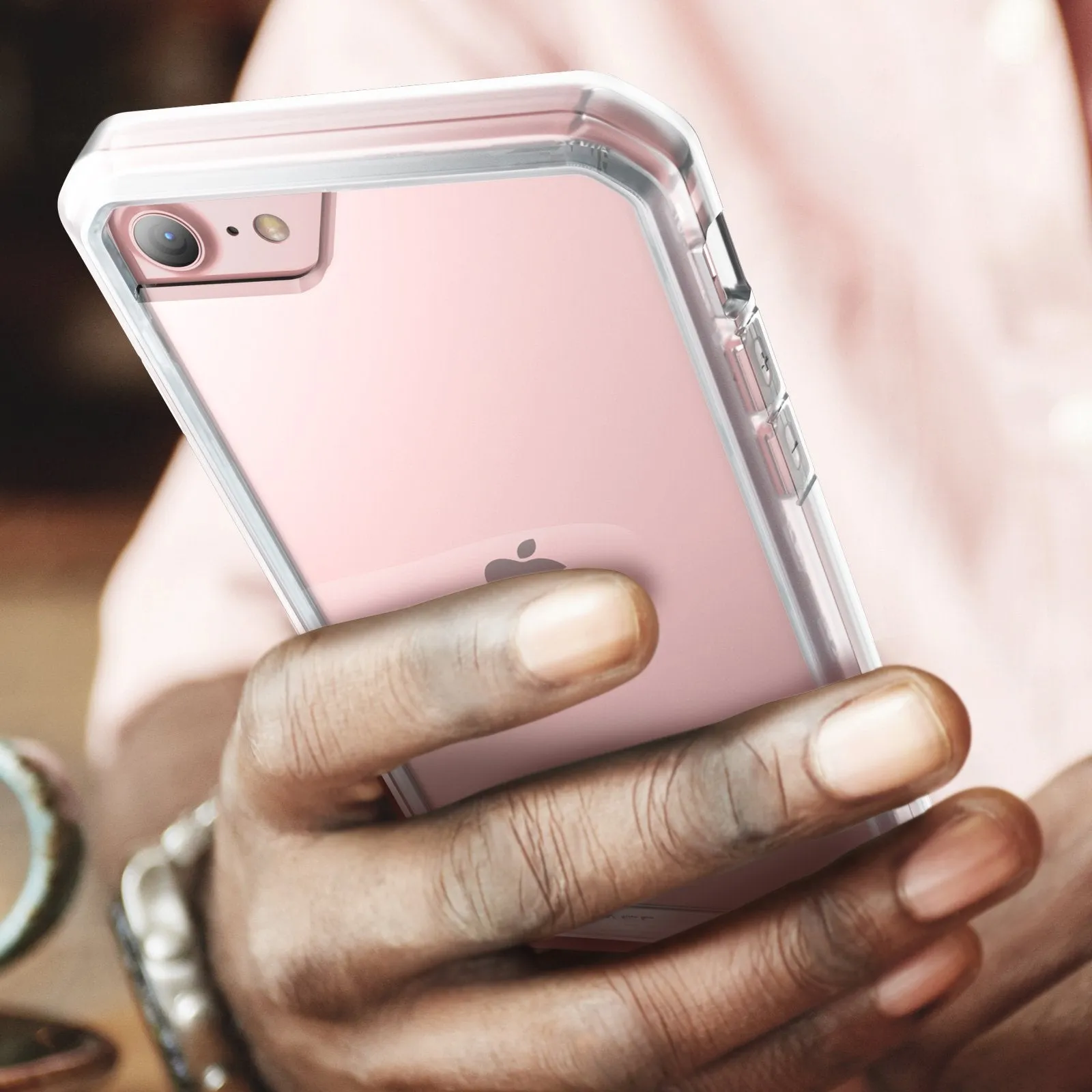 Editors Choice iPhone SE Unicorn Beetle Clear Hybrid Protective Bumper Case-Clear  Almost Sold Out!
