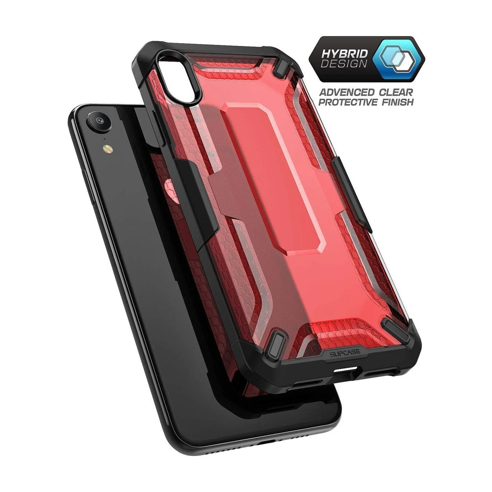 Editors Choice iPhone XR Unicorn Beetle Hybrid Bumper Case-Red  Last Chance!