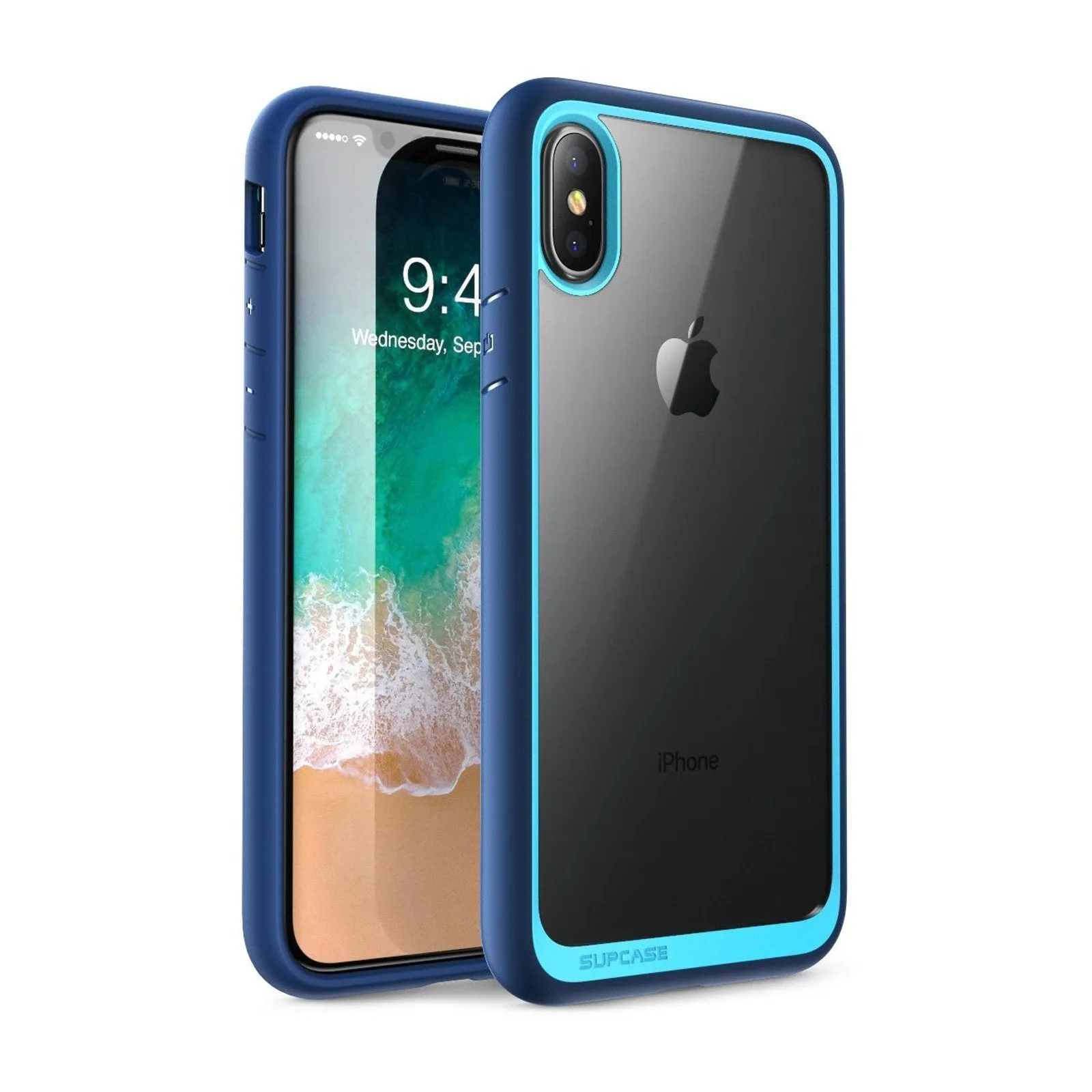 Editors Choice iPhone XS Max Unicorn Beetle Style Slim Clear Case-Blue  Ends Soon!
