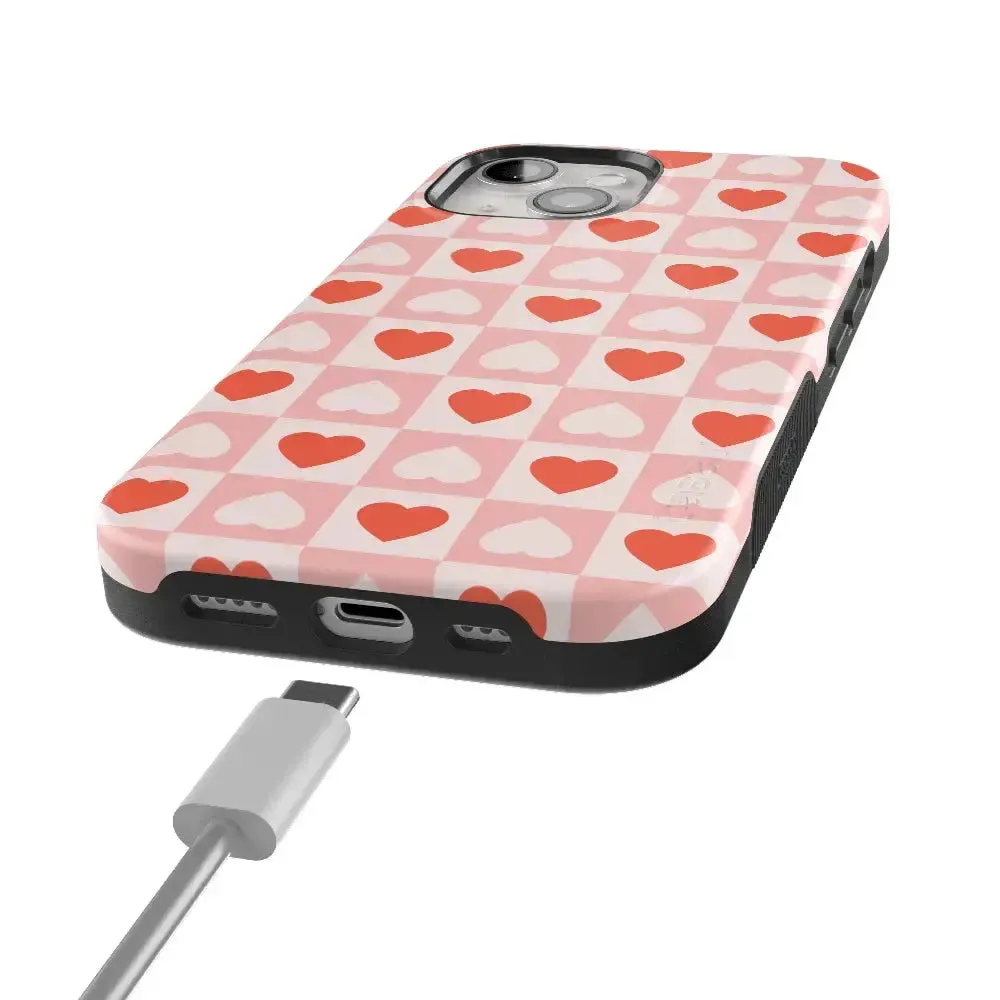 Editors Choice King of My Heart | Checkered Hearts Case  Going Fast!