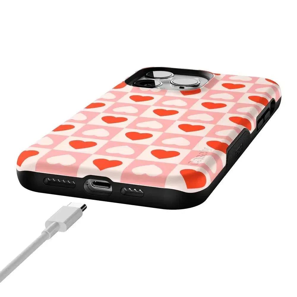 Editors Choice King of My Heart | Checkered Hearts Case  Last Chance!