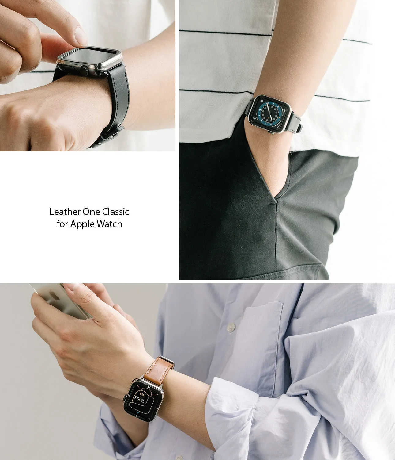 Editors Choice Leather One Classic Band  Stylish & Comfortable
