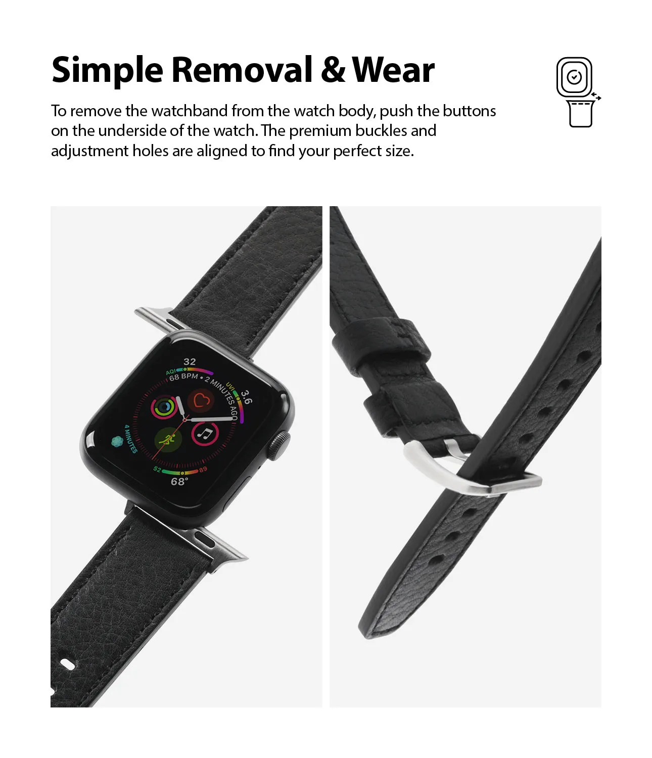 Editors Choice Leather One Classic Band  Stylish & Comfortable