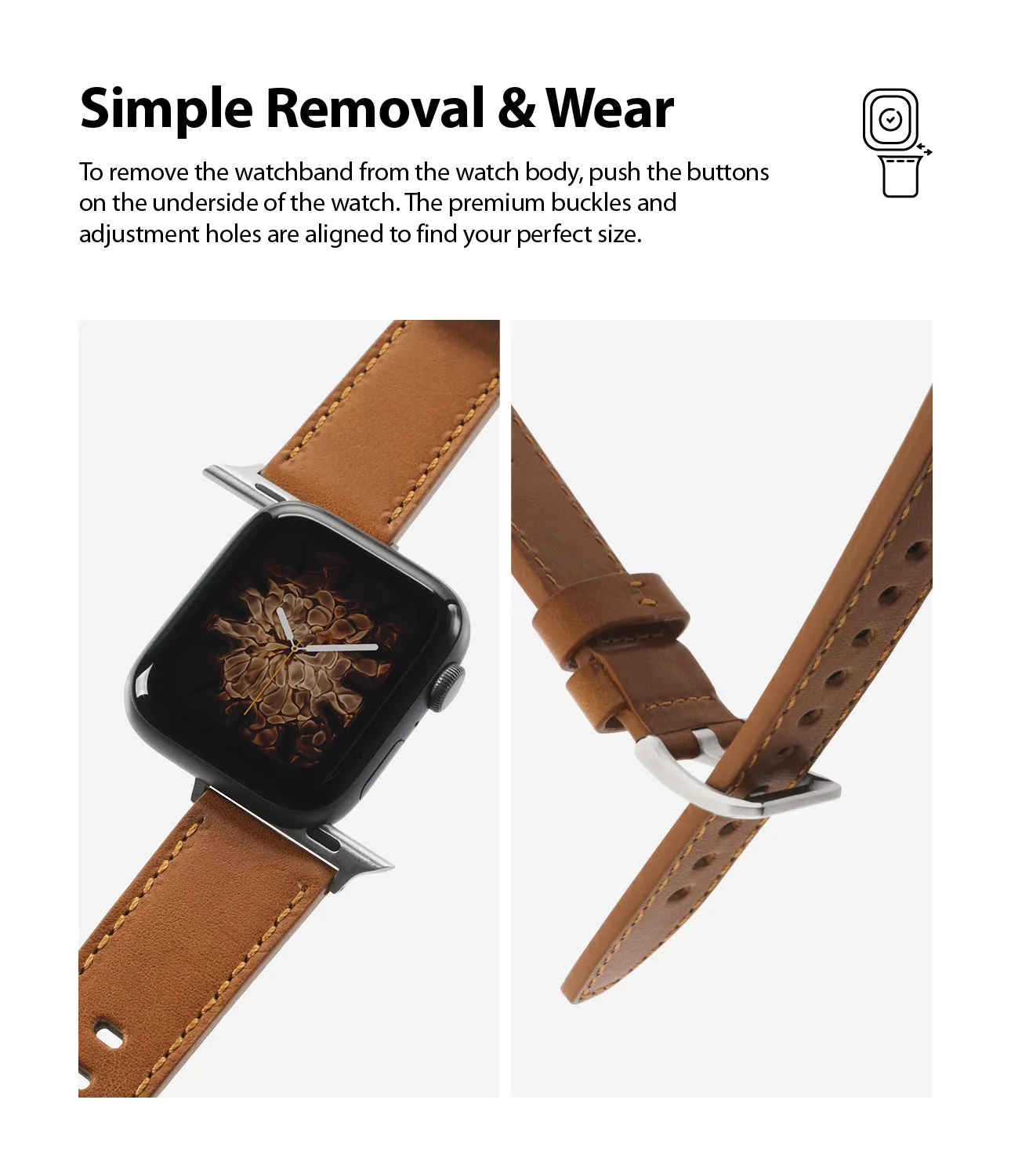 Editors Choice Leather One Classic Band  Stylish & Comfortable