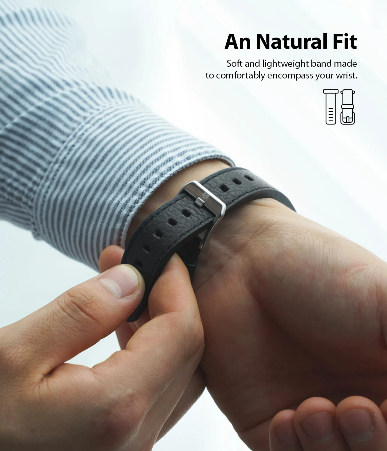 Editors Choice Leather One Classic Band  Stylish & Comfortable