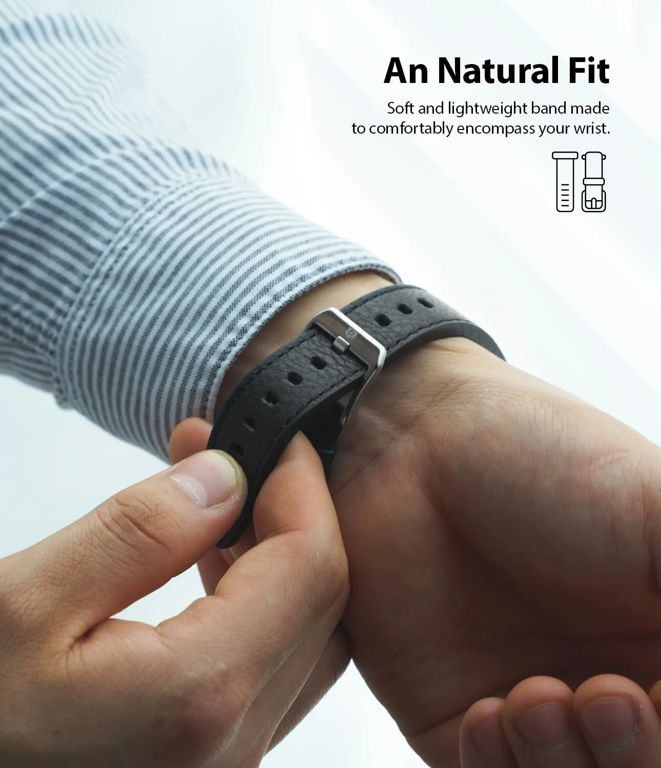 Editors Choice Leather One Classic Band  Stylish & Comfortable