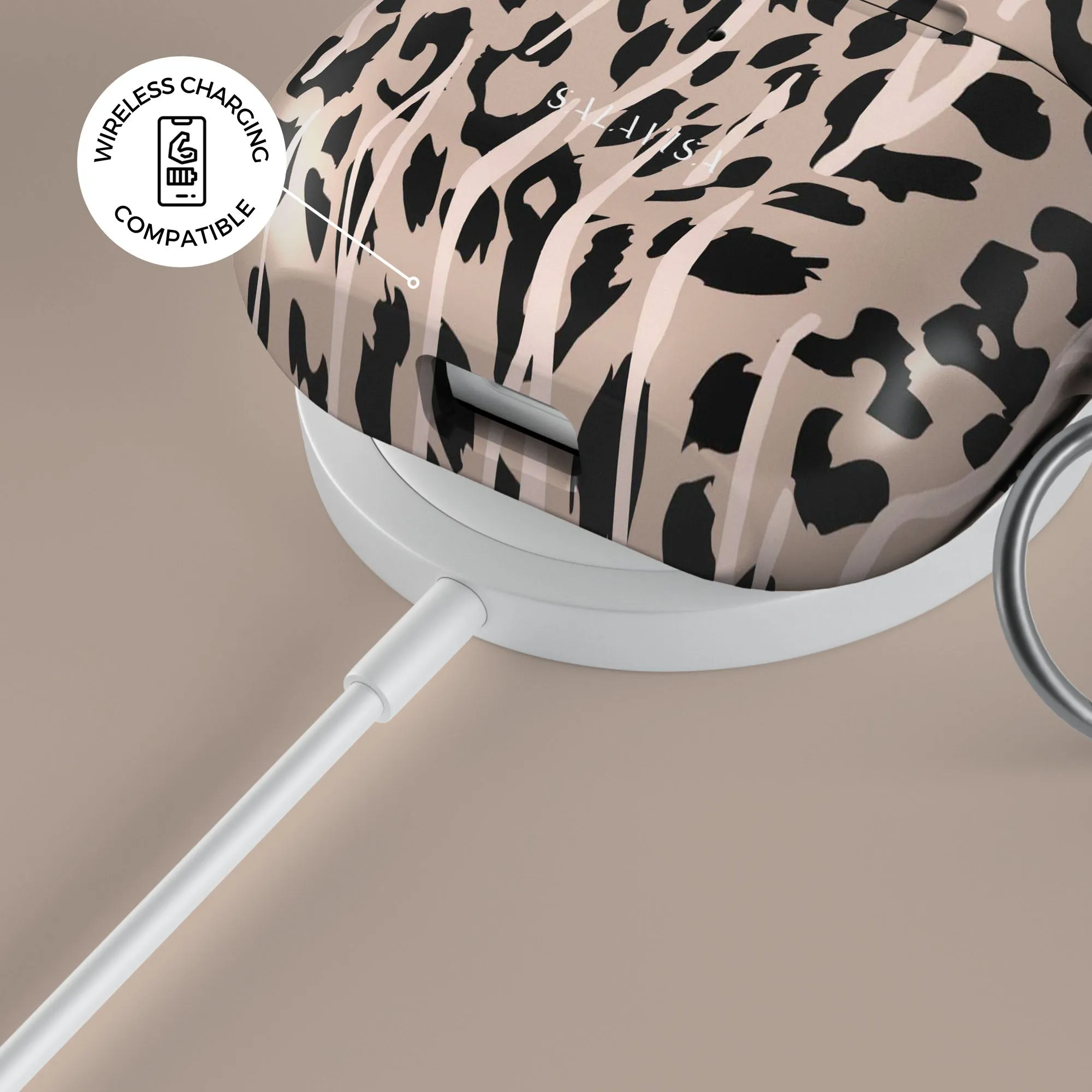 Editors Choice Leopard Skin AirPods Case  Stylish & Comfortable