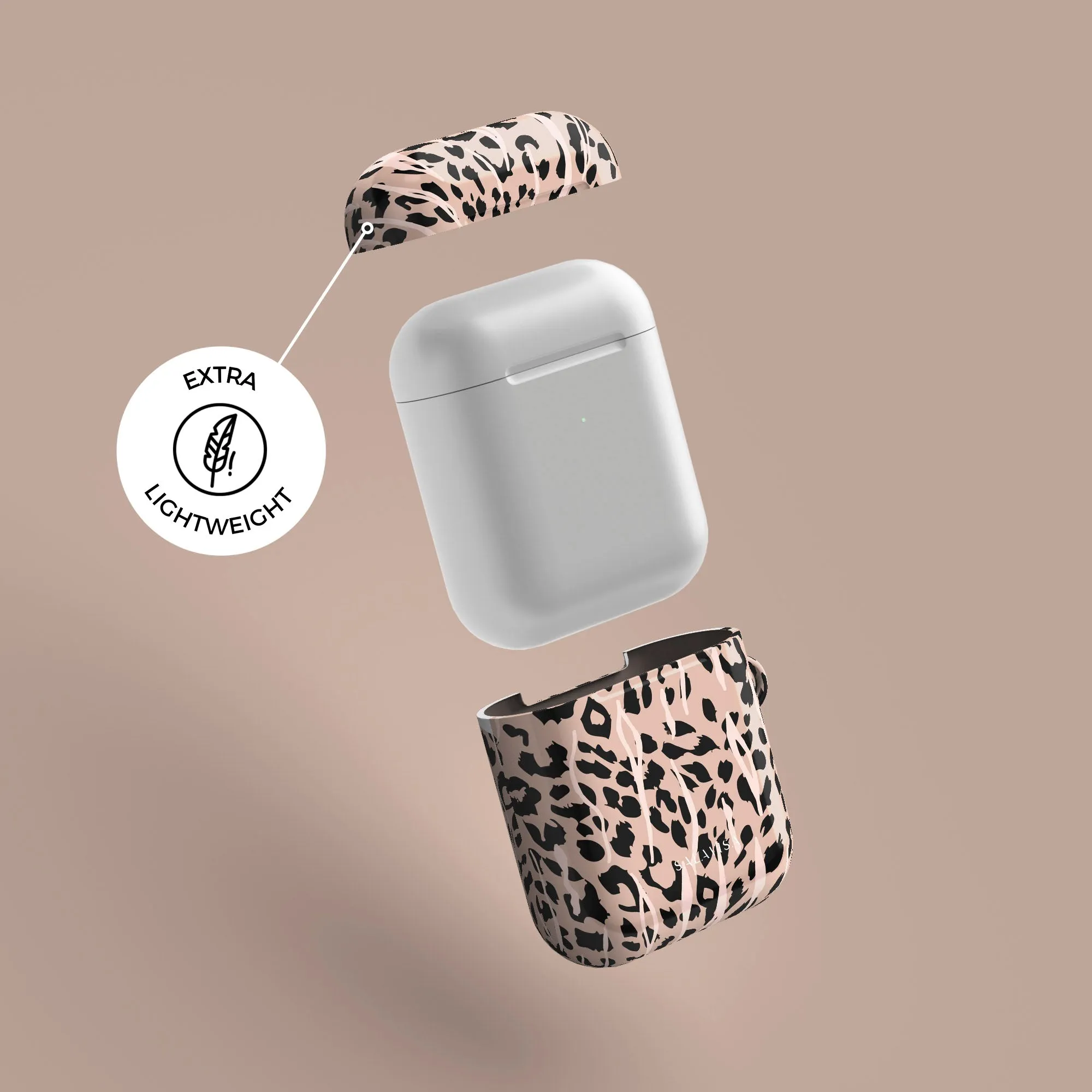 Editors Choice Leopard Skin AirPods Case  Stylish & Comfortable