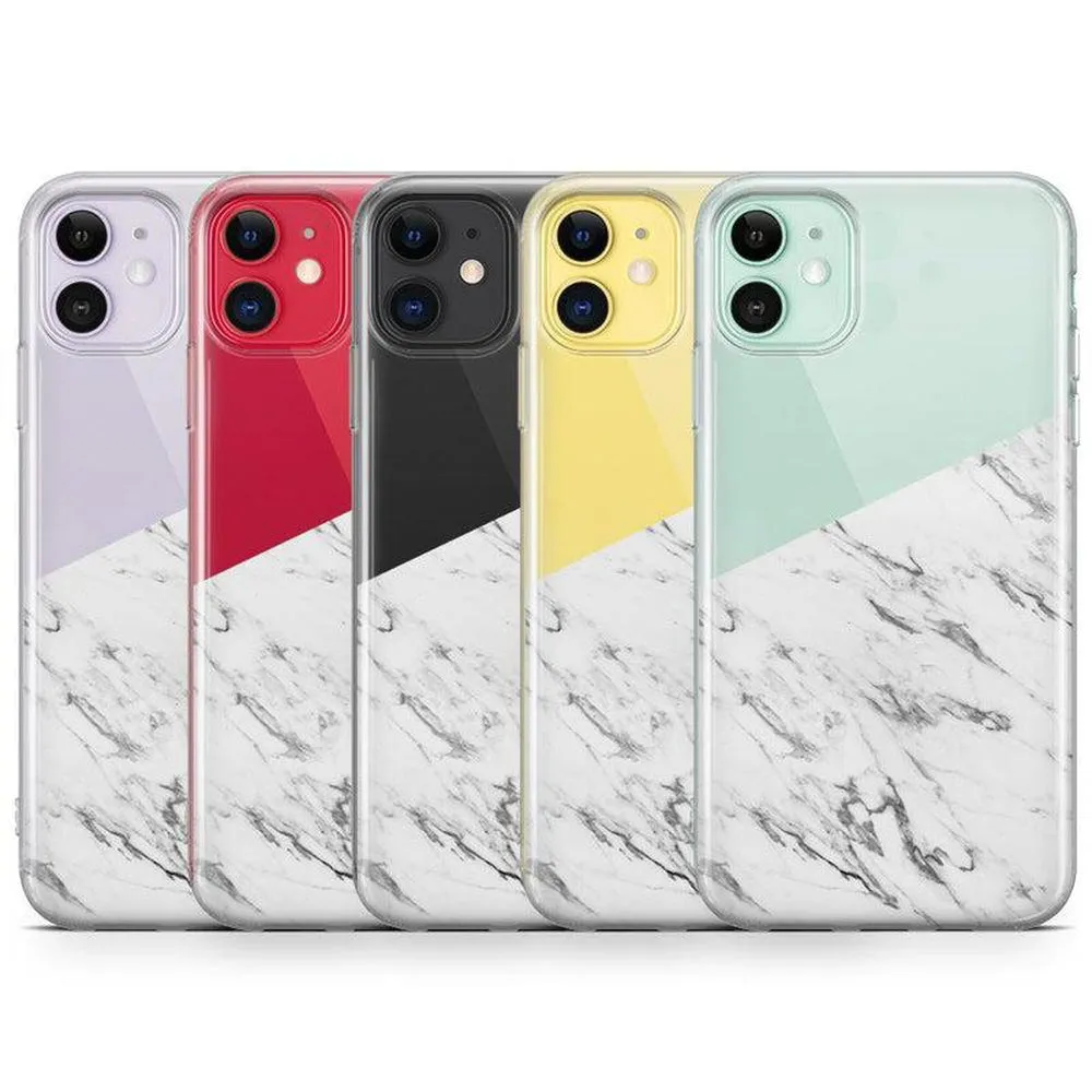 Editors Choice Let's Split | Half White Clear Marble Case  Limited Stock!