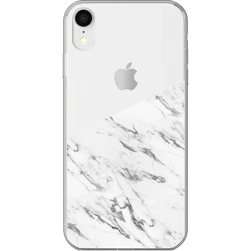Editors Choice Let's Split | Half White Clear Marble Case  Limited Stock!