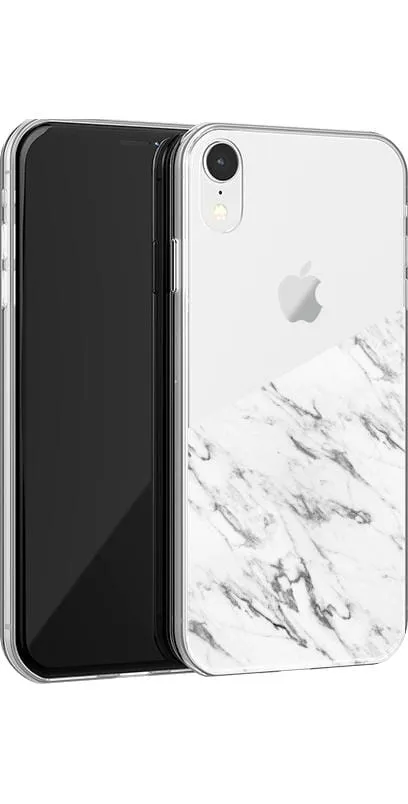 Editors Choice Let's Split | Half White Clear Marble Case  Limited Stock!