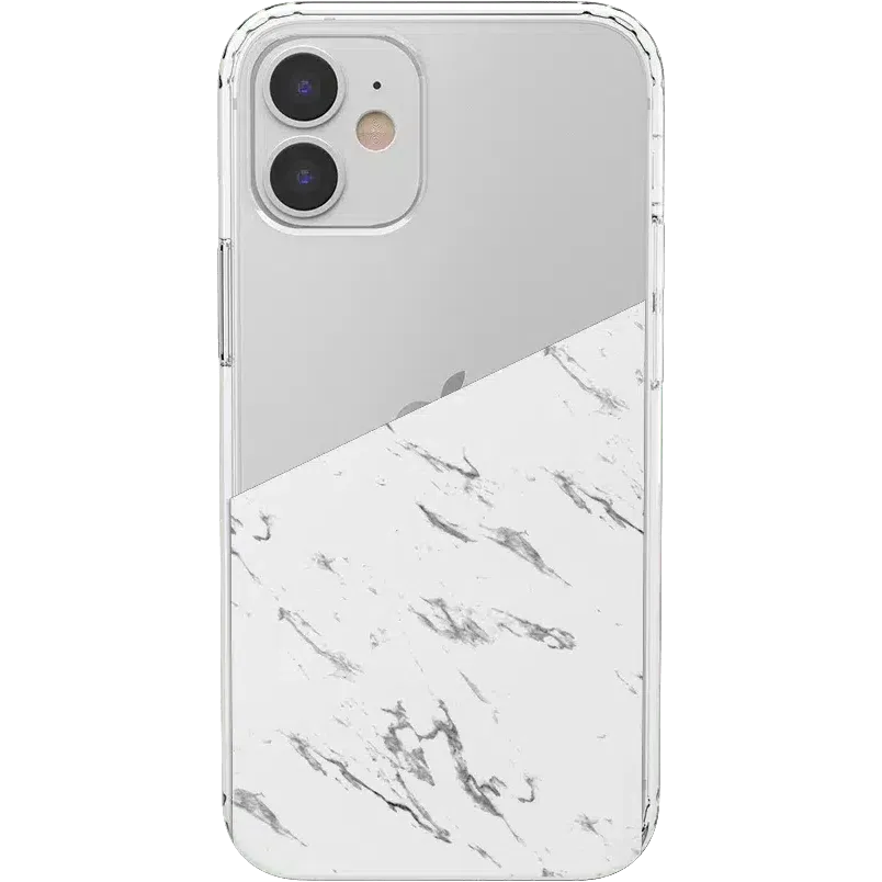 Editors Choice Let's Split | Half White Clear Marble Case  Limited Stock!