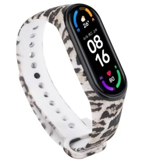 Editors Choice Lucky Leopard Xiaomi Mi Band 5/6 Strap  Last Few Pieces!