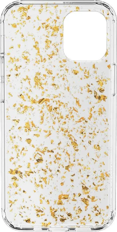 Editors Choice Morning Sparkle | Rose and Gold Flaked Clear Case  Today Only!