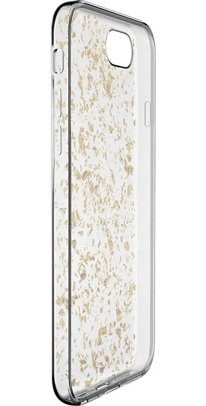 Editors Choice Morning Sparkle | Rose and Gold Flaked Clear Case  Today Only!