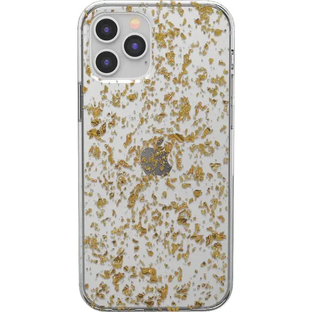 Editors Choice Morning Sparkle | Rose and Gold Flaked Clear Case  Today Only!