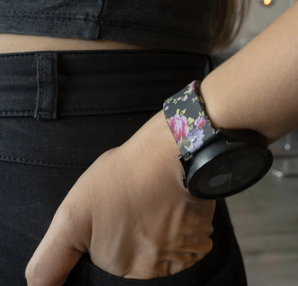 Editors Choice Pink Flower Xiaomi Amazfit GTS Strap  Today Only!