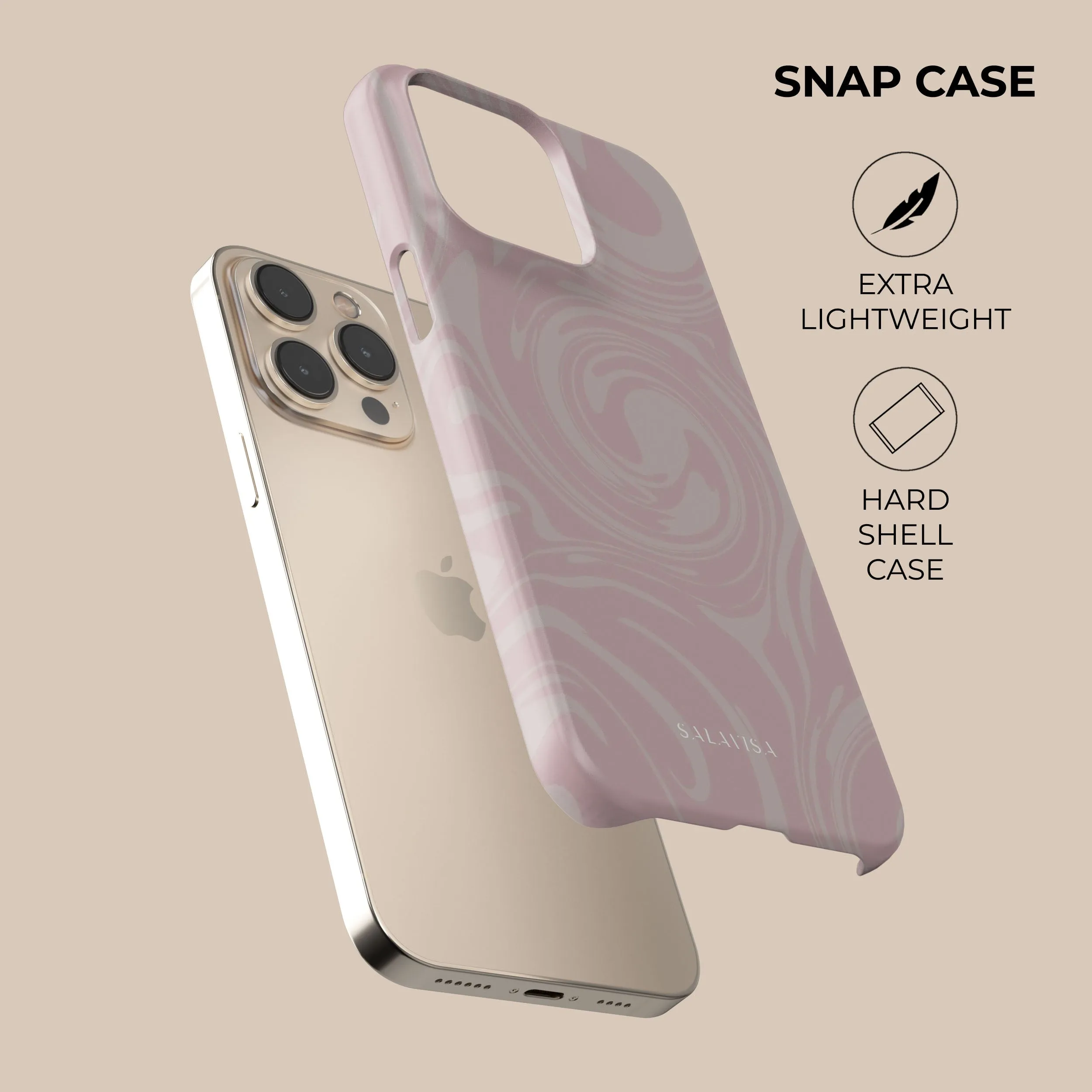Editors Choice Pink Swirl Phone Case  Last Few Pieces!