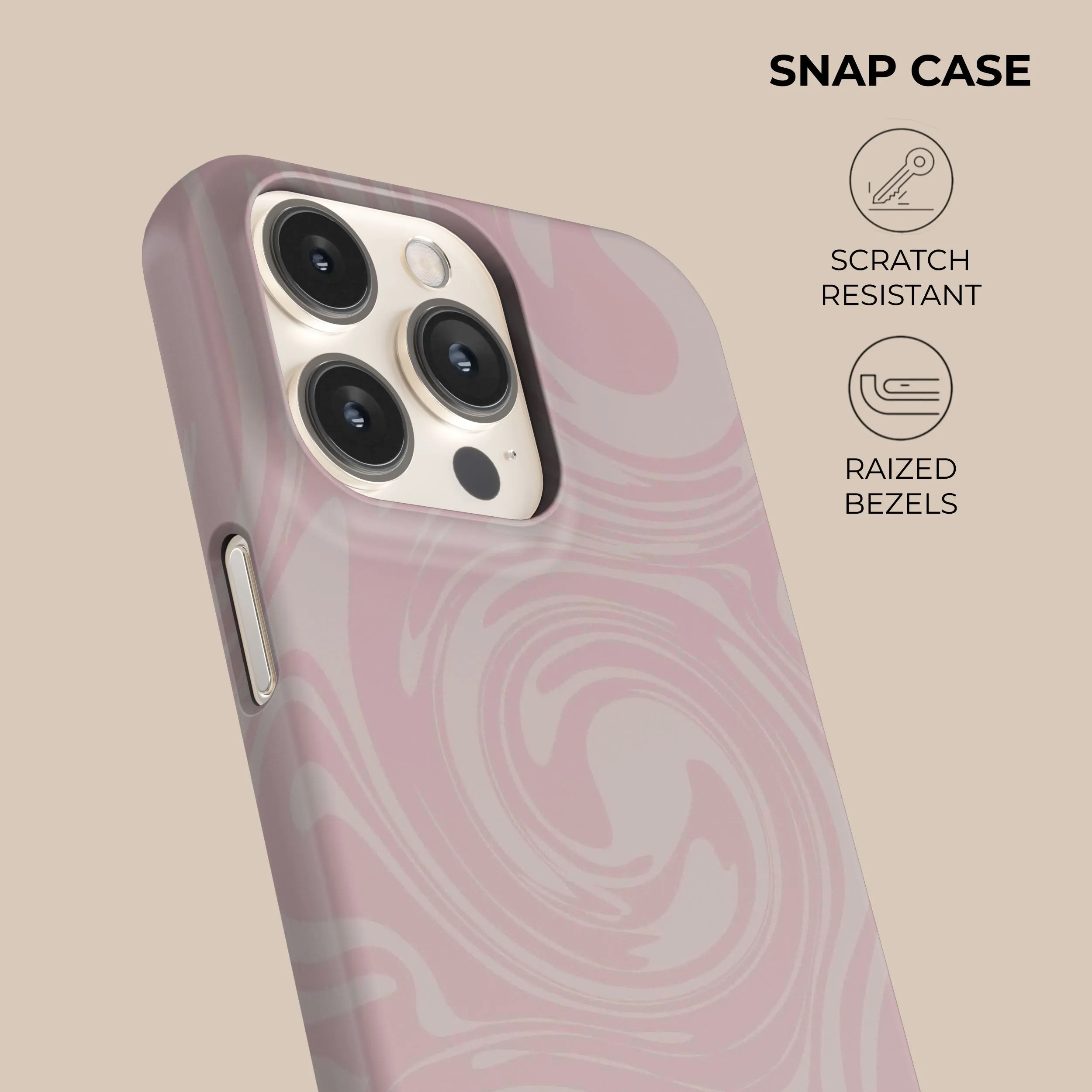 Editors Choice Pink Swirl Phone Case  Last Few Pieces!