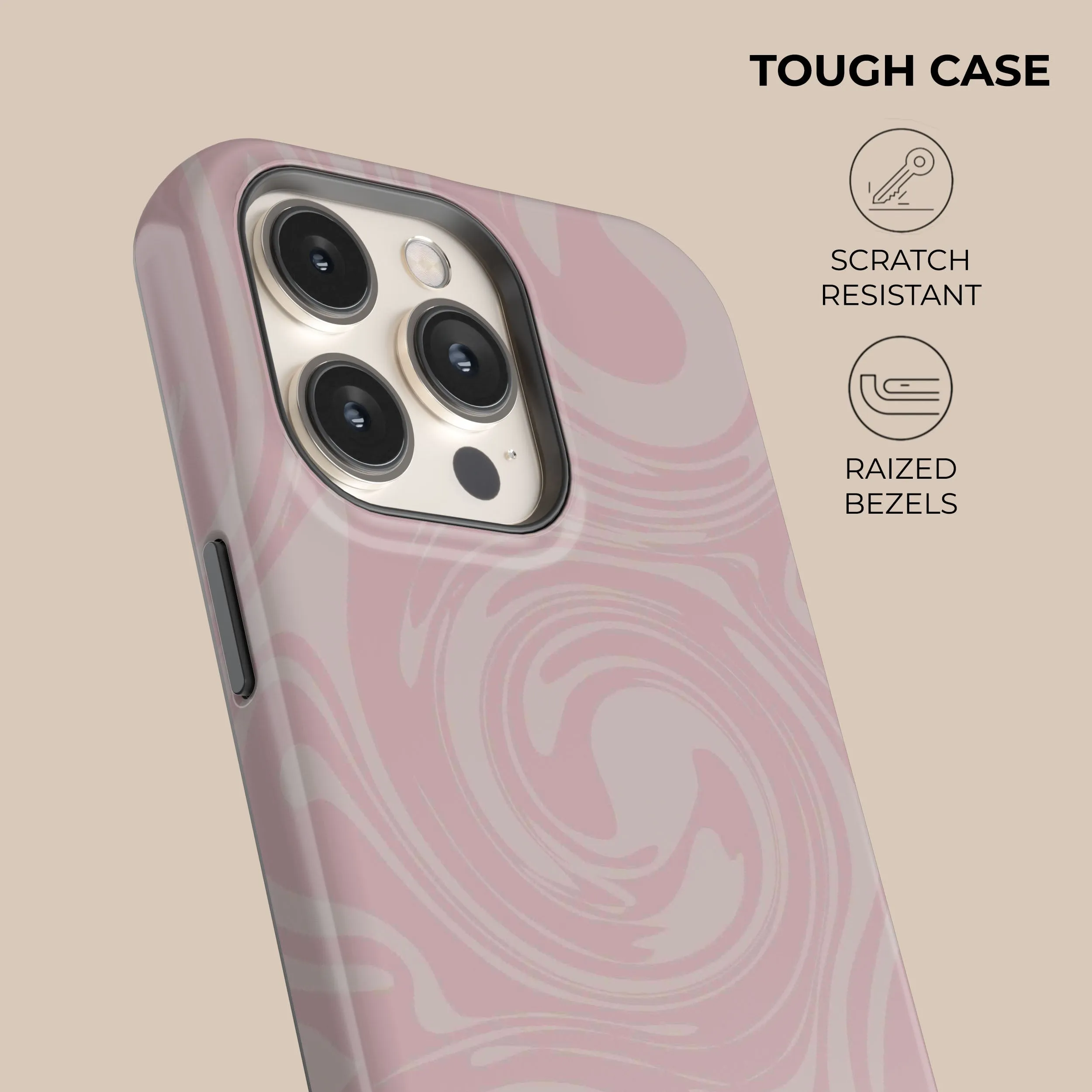 Editors Choice Pink Swirl Phone Case  Last Few Pieces!