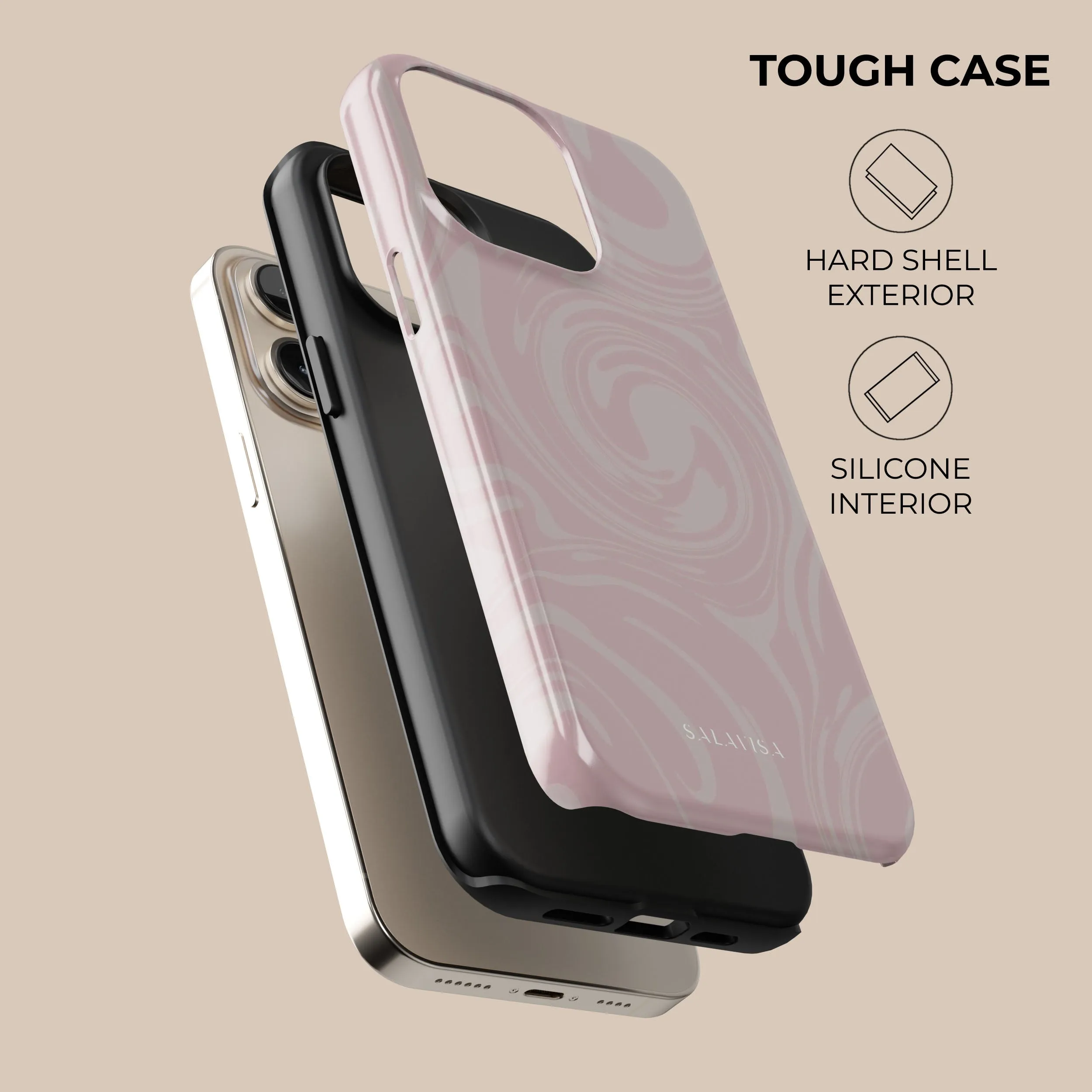 Editors Choice Pink Swirl Phone Case  Last Few Pieces!
