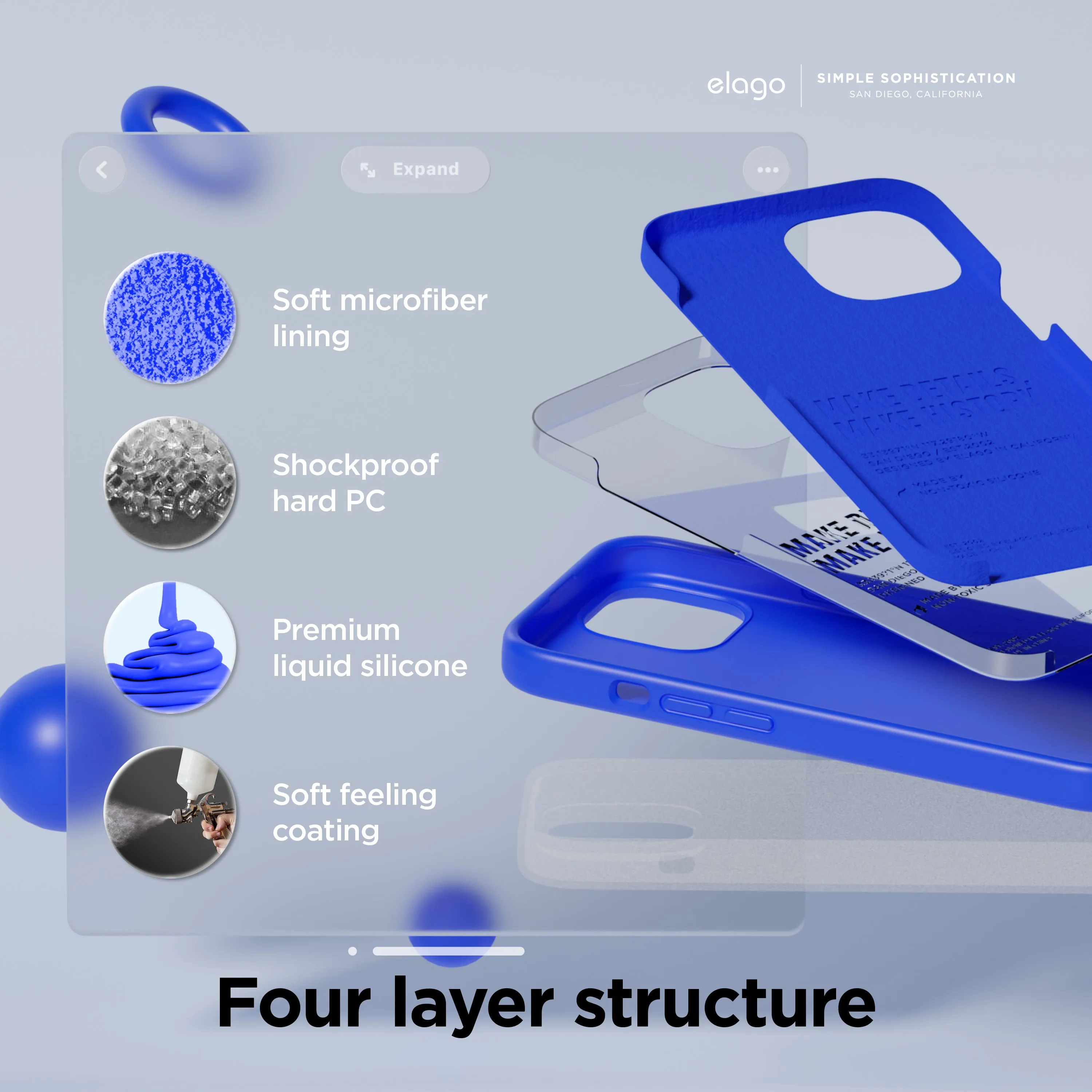 Editors Choice Premium Silicone Case for iPhone 15 Plus  Stylish & Comfortable