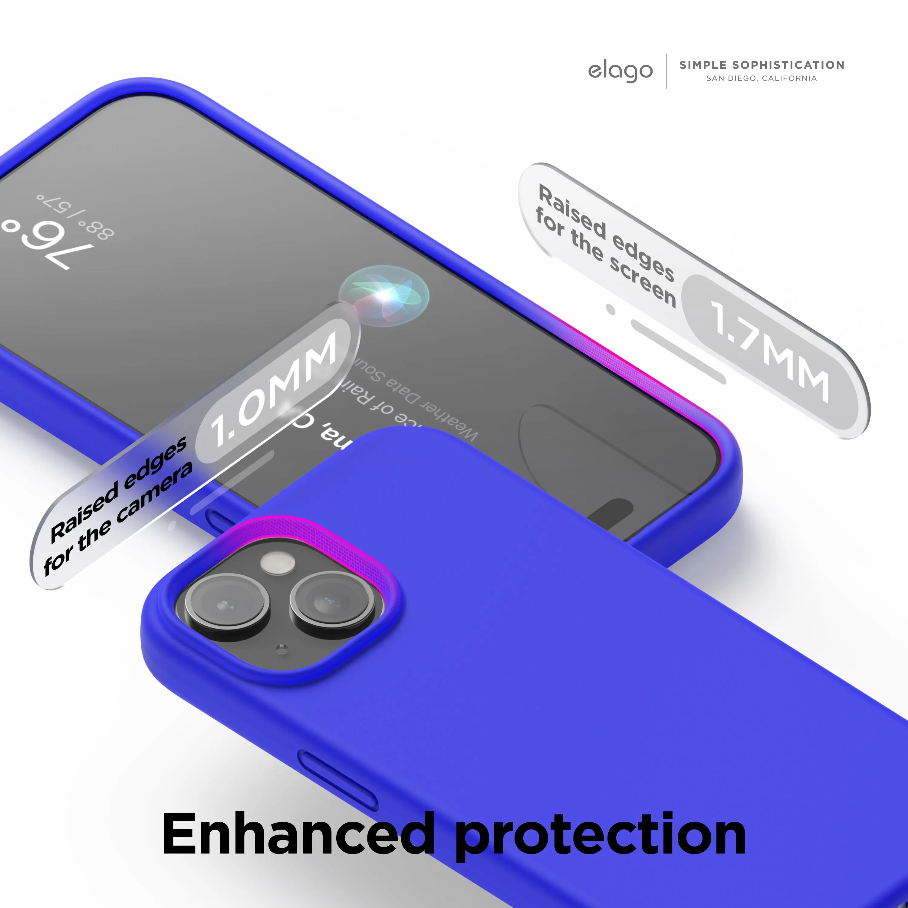 Editors Choice Premium Silicone Case for iPhone 15 Plus  Stylish & Comfortable