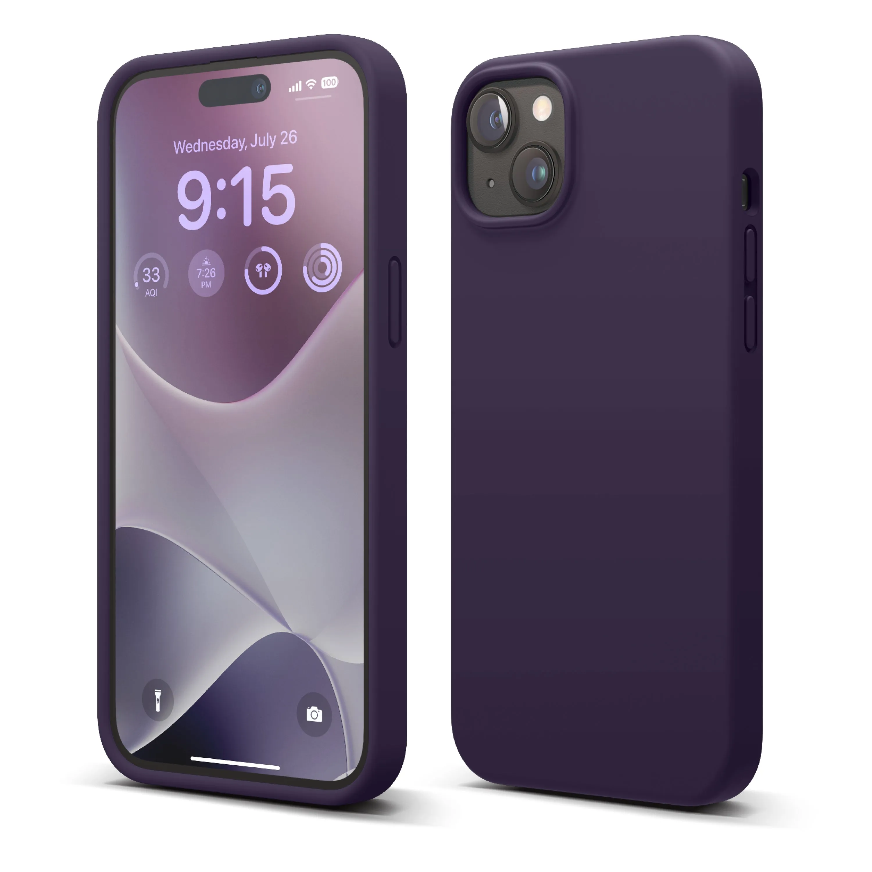Editors Choice Premium Silicone Case for iPhone 15 Plus  Stylish & Comfortable