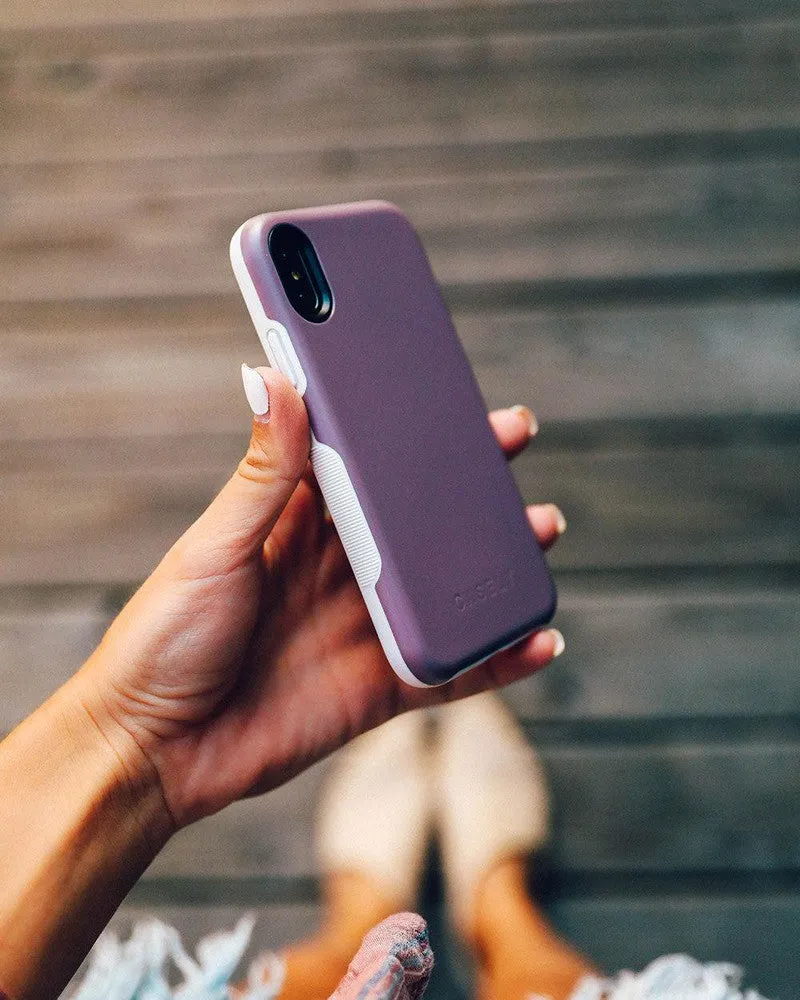 Editors Choice Purple Taupe on Nude | Ultra-Protective Bold Case  Almost Sold Out!
