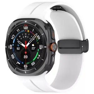 Editors Choice Samsung Galaxy Watch Ultra Sport Strap with D-buckle (White)  Almost Gone!
