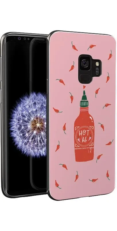 Editors Choice Spicy AF | Pink Chili Hot Sauce Samsung Case  Limited Release!