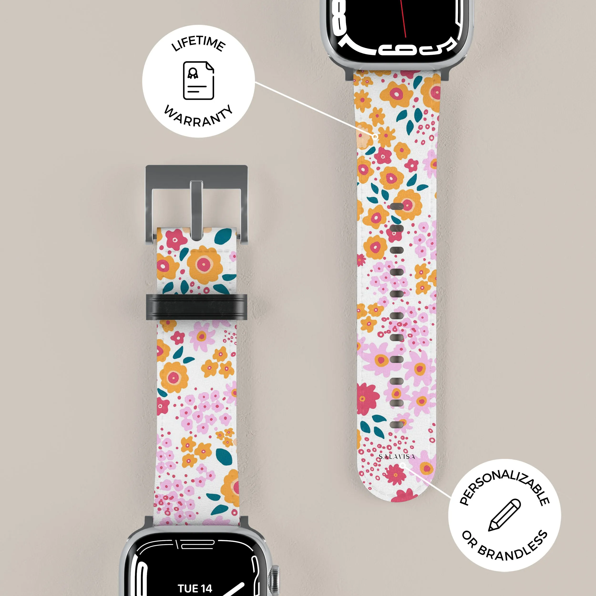 Editors Choice Spring Ditsy Apple Watch Band  Going Fast!